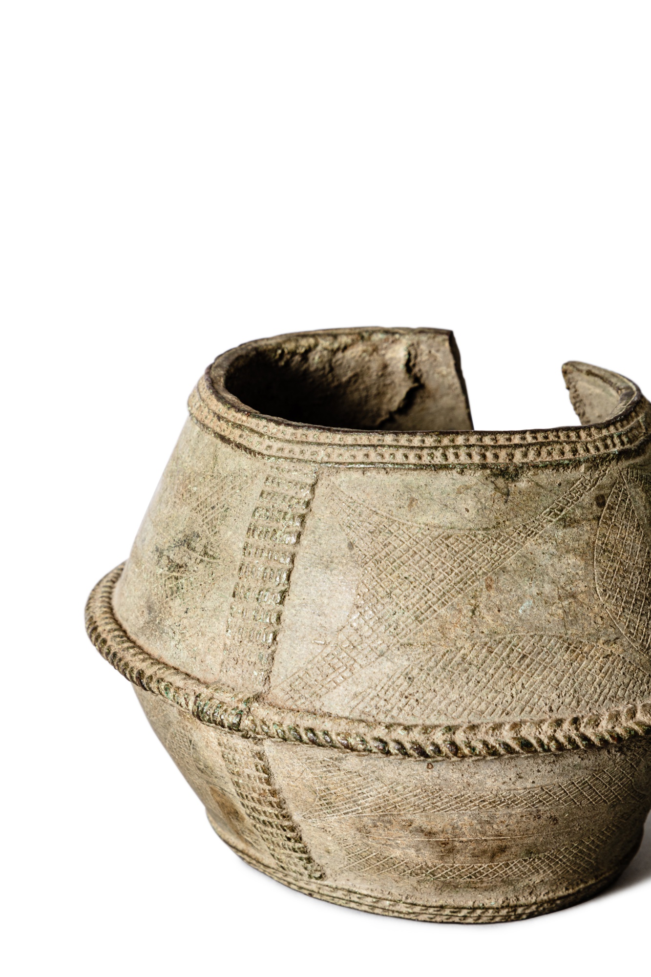 Bracelet en bronze, Ebrié, Côte d'Ivoire