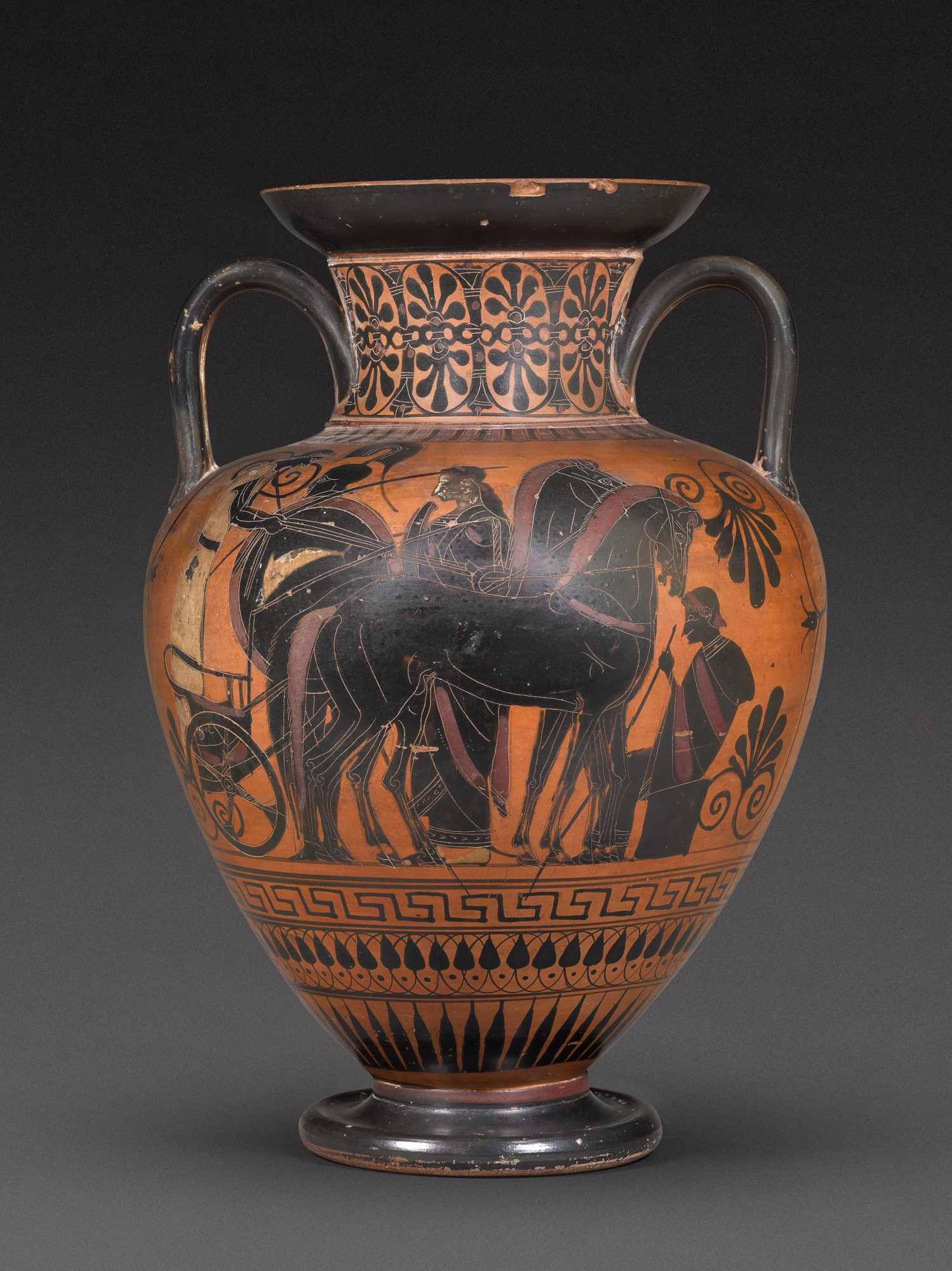 An Attic Black-figured Neck Amphora