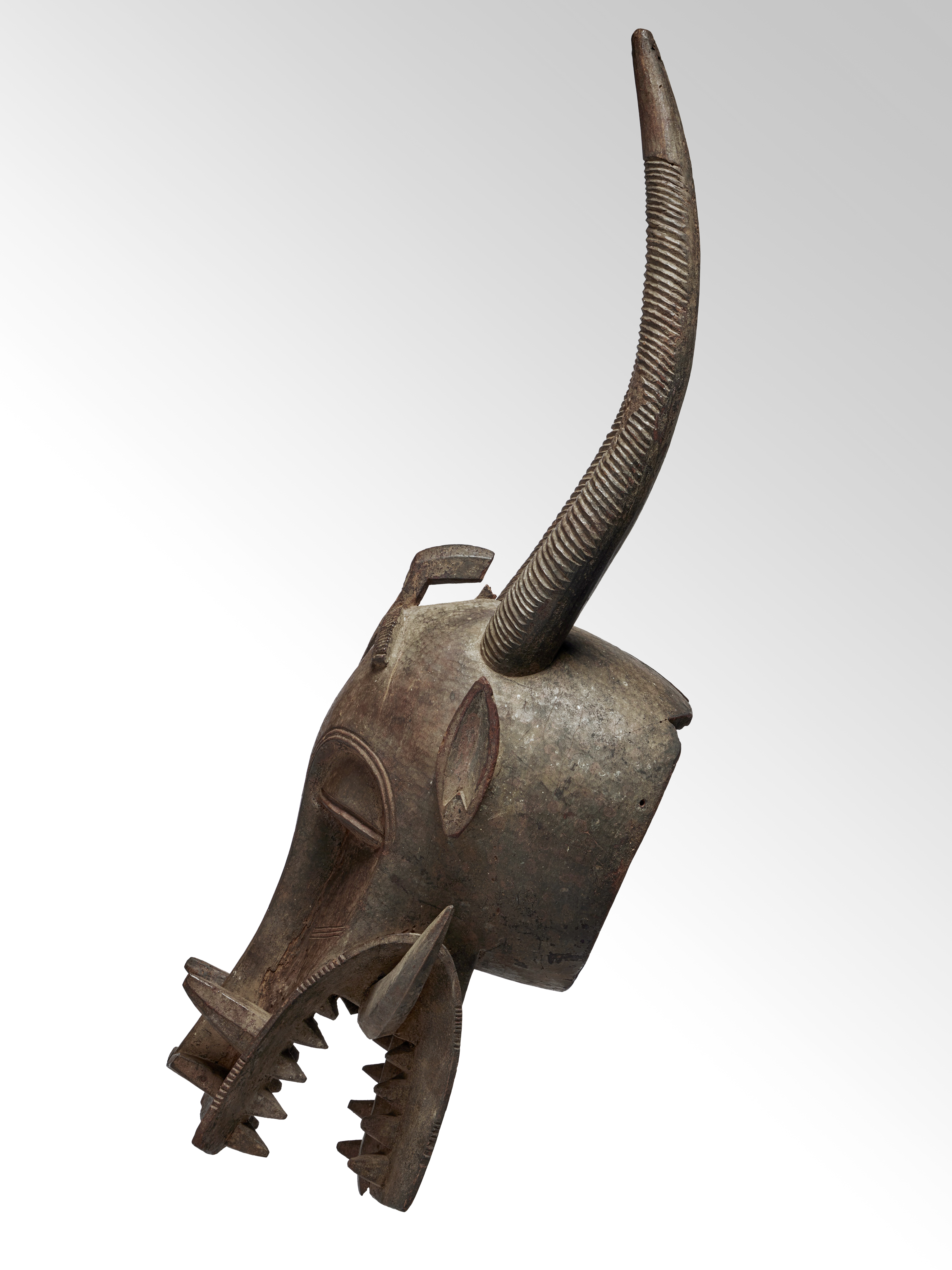 Senufo Zoomorphic Helmet Mask, Côte d'Ivoire