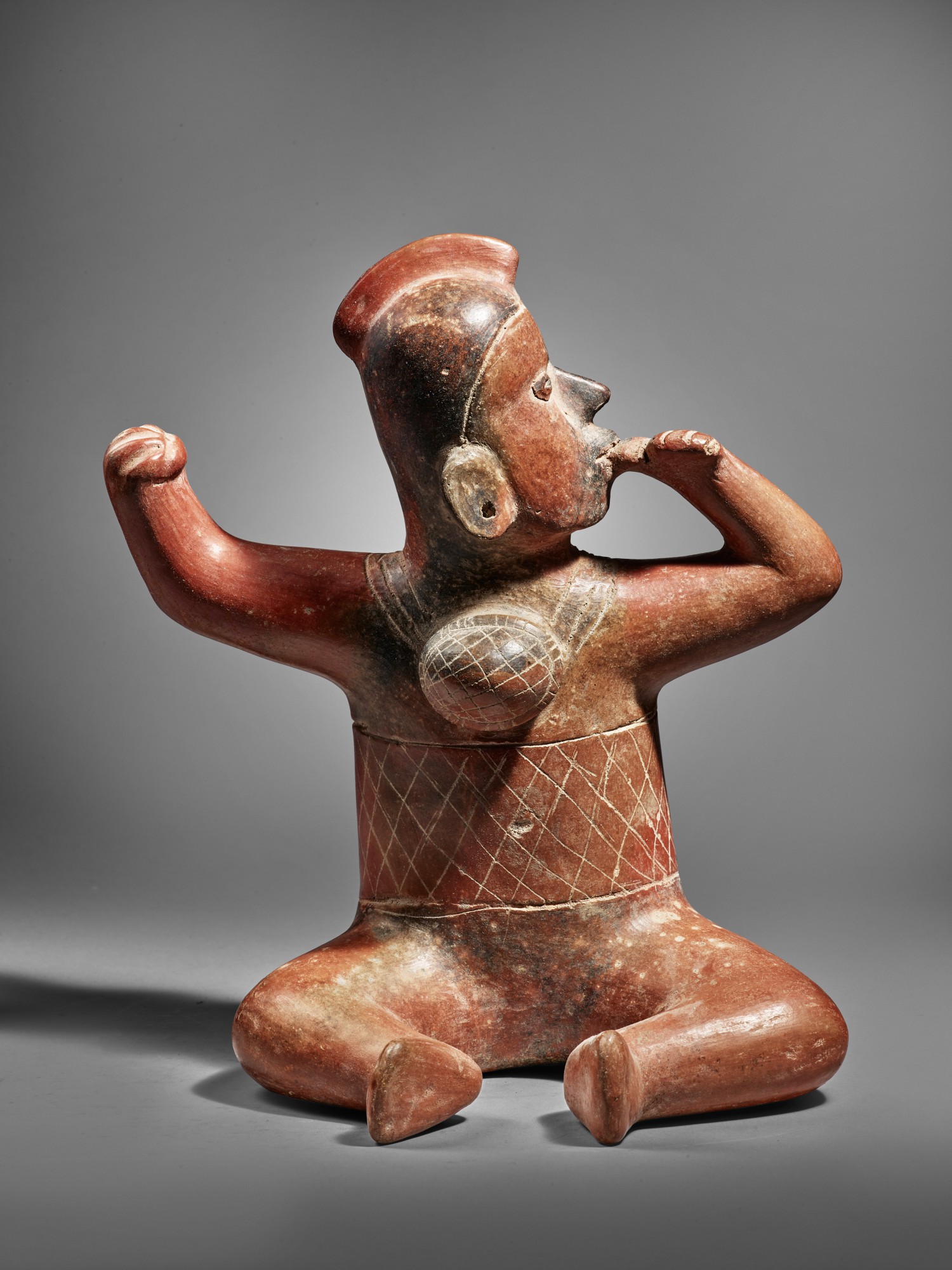 Colima Seated Figure of a Shaman
