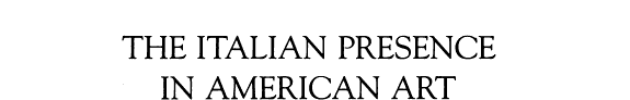 American Expatriate Artists and the Italian Renaissance