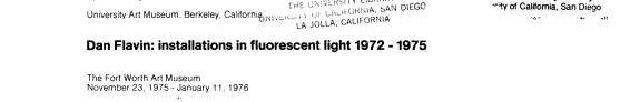 Dan Flavin