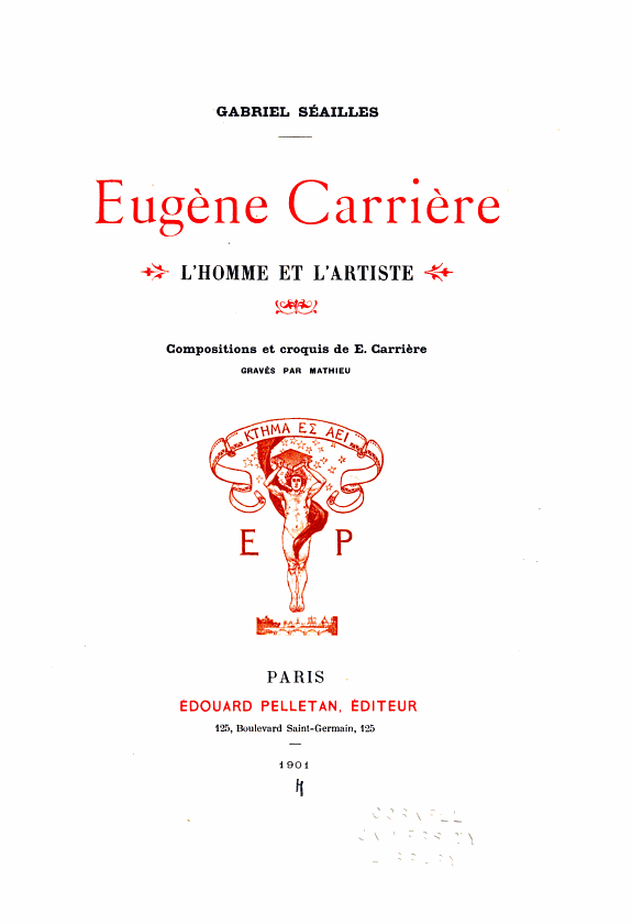 Eugène Carrière: Un artiste de la Belle Époque