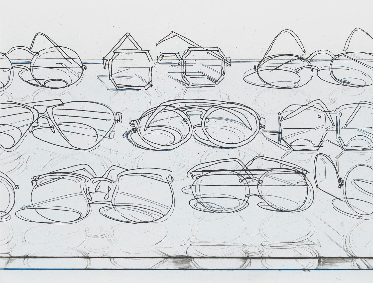 Wayne Thiebaud — Eyeglasses
