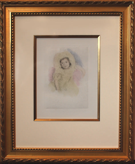 Mary Cassatt — Margot Wearing A Bonnet (color)