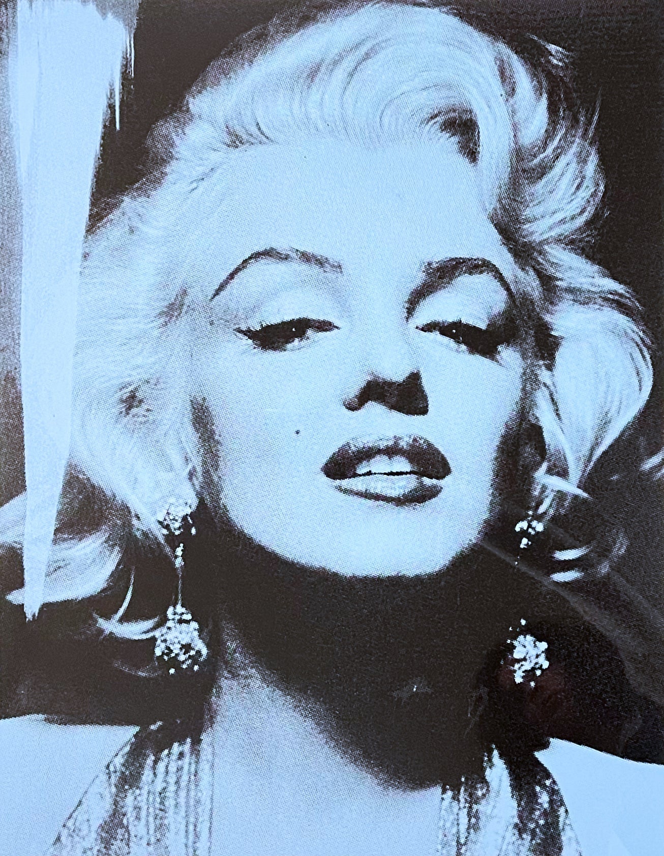 Russell Young — Marilyn Portrait (Blue)