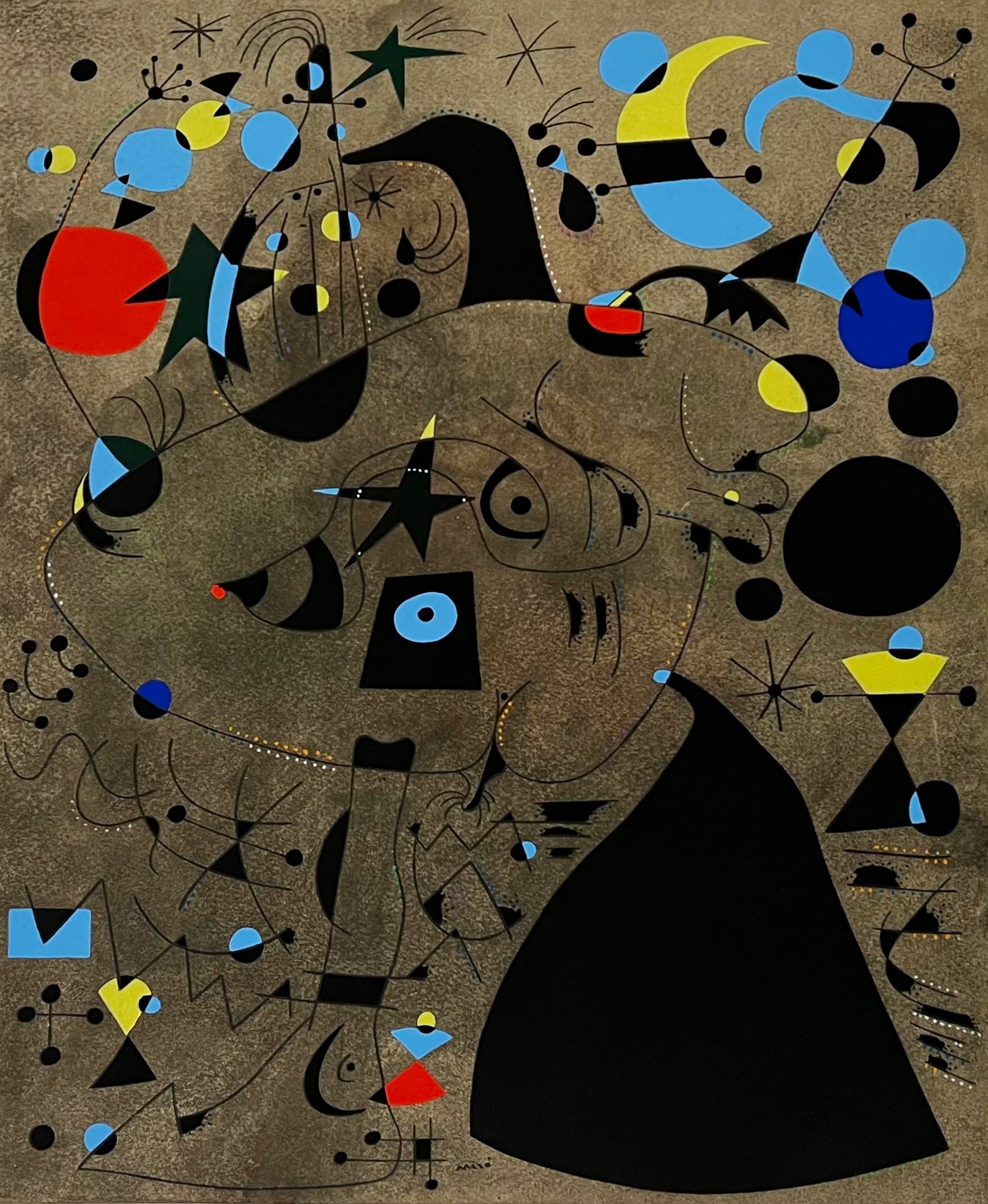 Joan Miro — (after) Femme dans la nuit (Woman in the Night), Plate IX