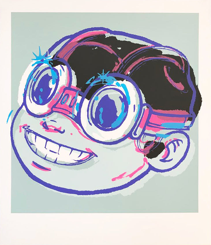 Hebru Brantley — SMILE (Blue)