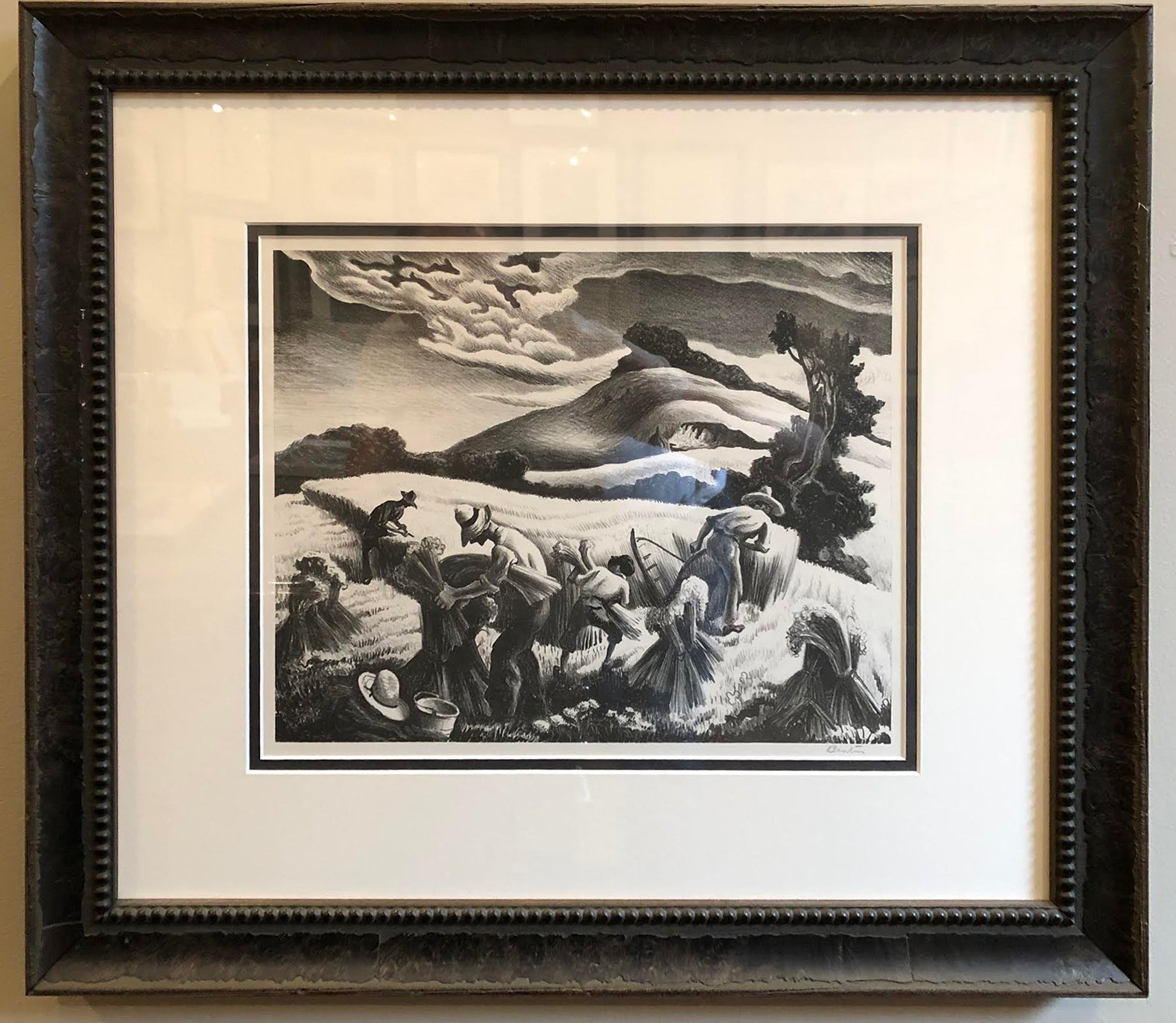 Thomas Hart Benton — Cradling Wheat