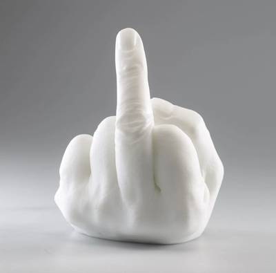 Study of Perspective in Glass (Opaline White)