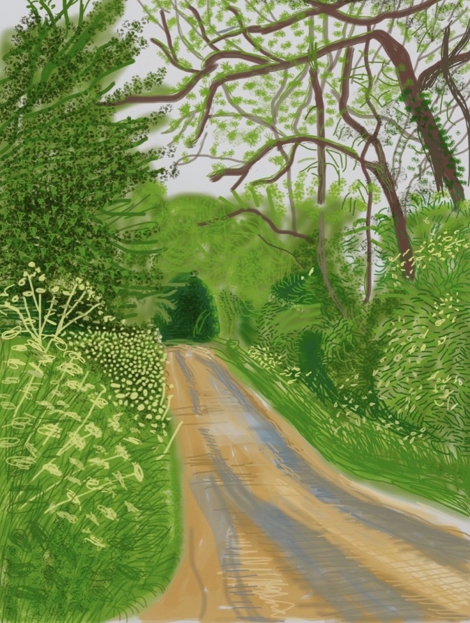 David Hockney — Arrival of Spring