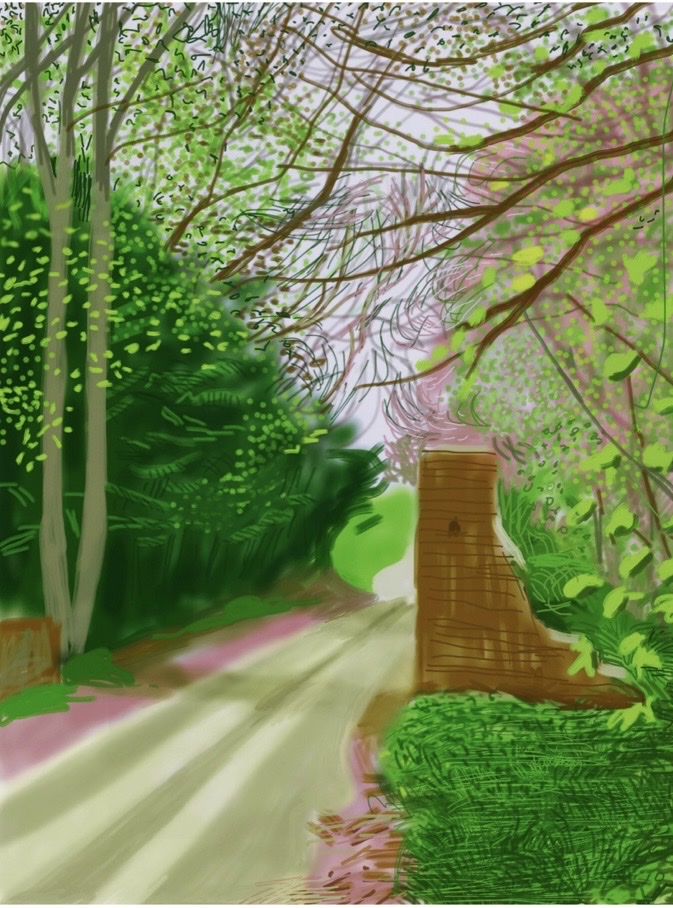 David Hockney — Arrival of Spring