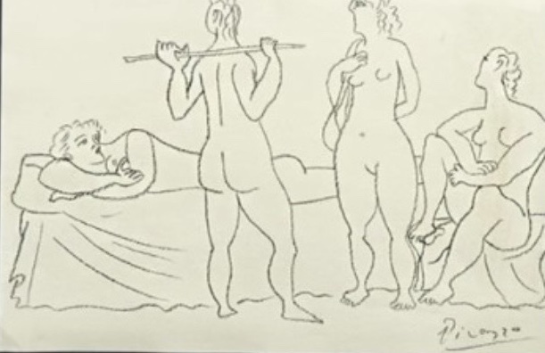 Pablo Picasso — La Flûte de Pan (The Pipes of Pan)