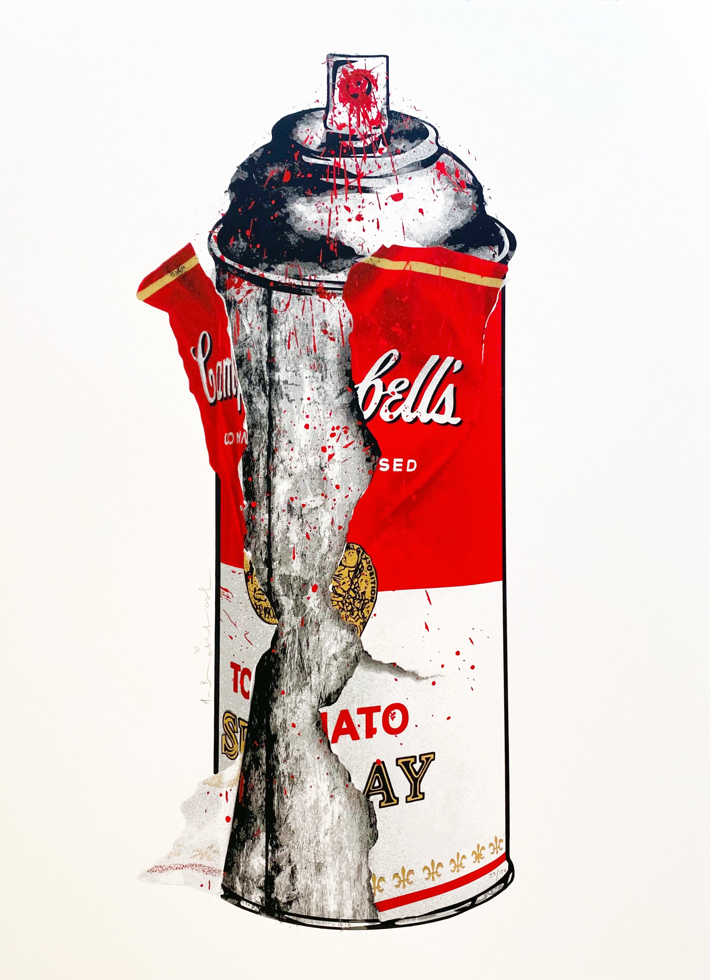 Mr. Brainwash — Torn Spray Can