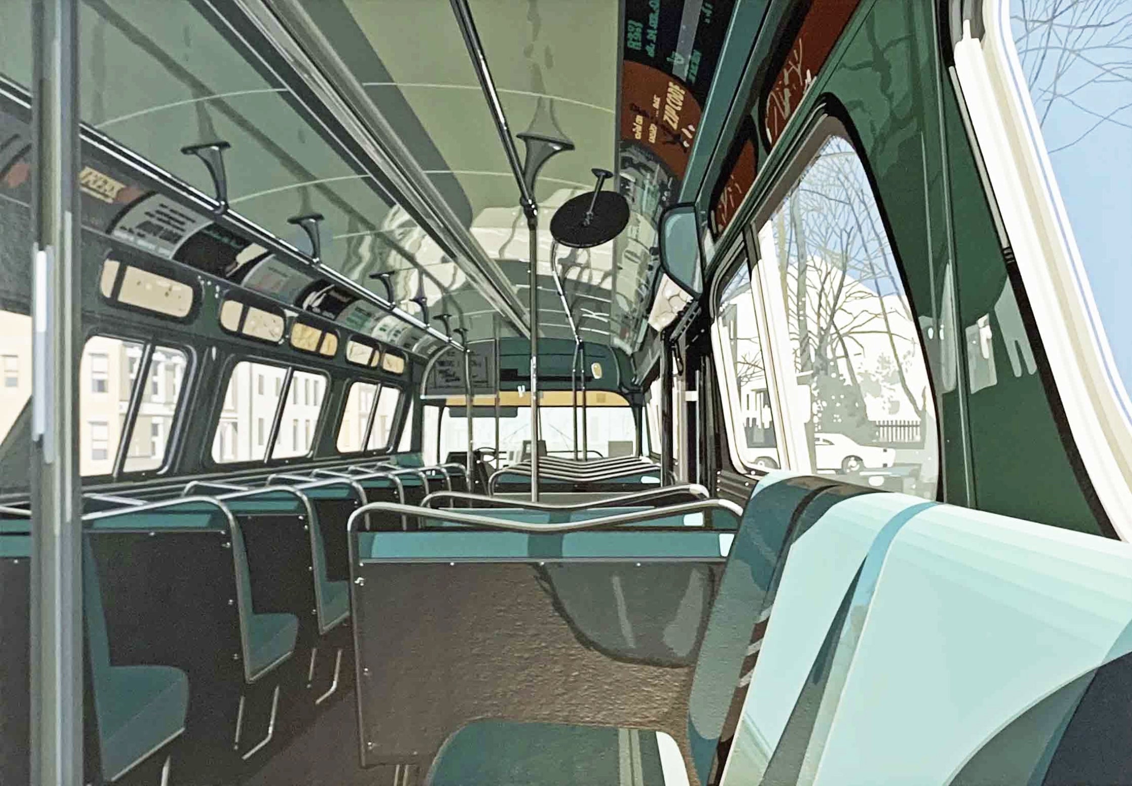 Richard Estes — Bus Interior