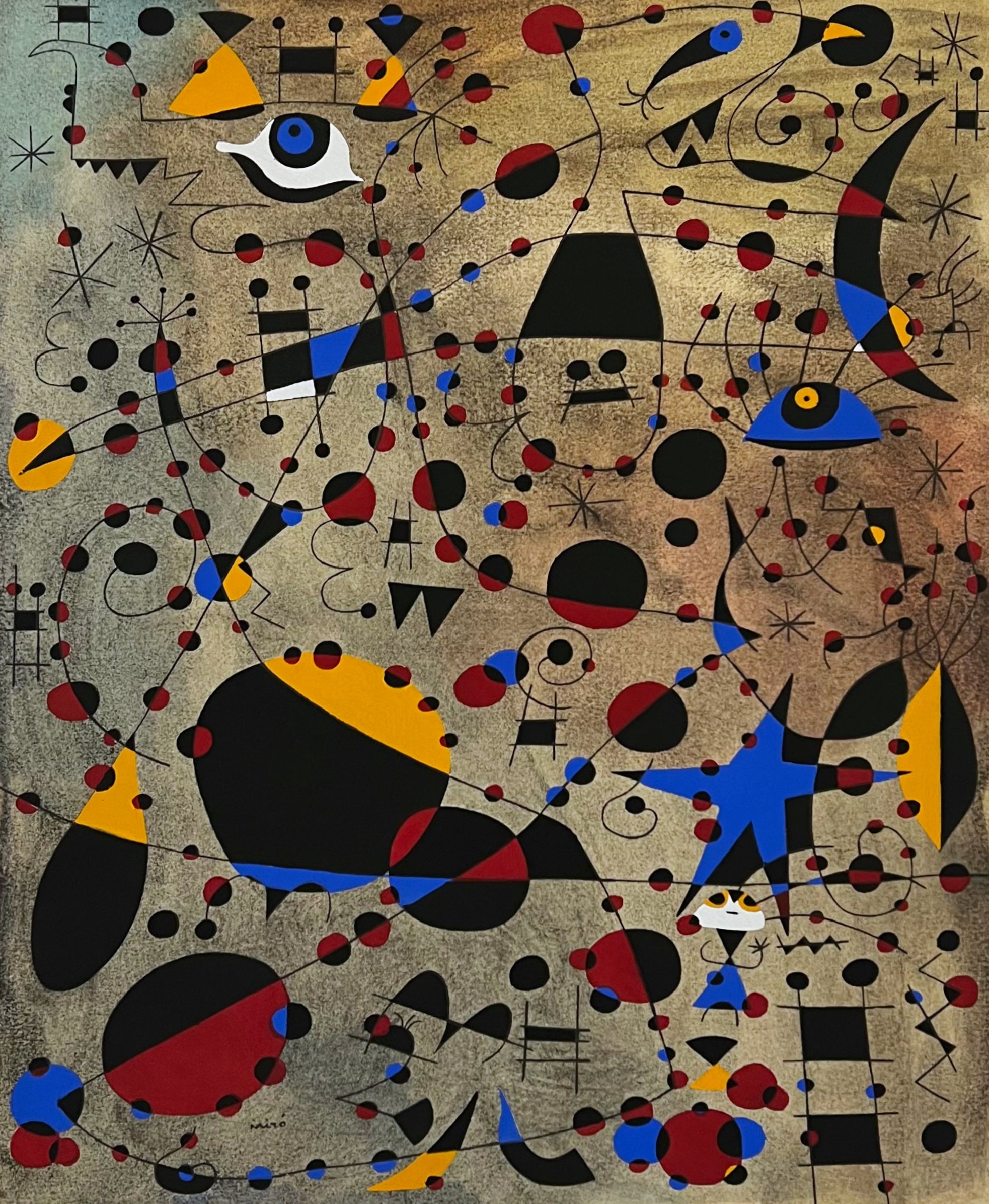 Joan Miro — (after) Le 13 l'echelle a frole le firmament (On the 13th the Ladder Brushed the Firmament), Plate XII