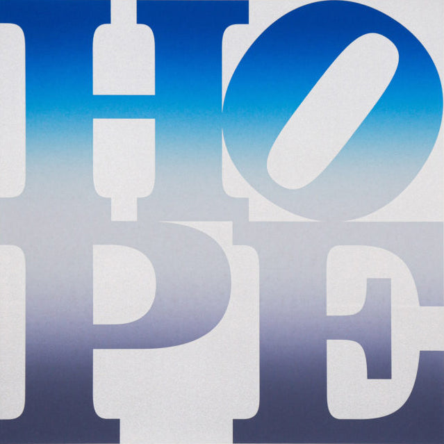 Robert Indiana — Four Seasons of Hope Winter (Silver)