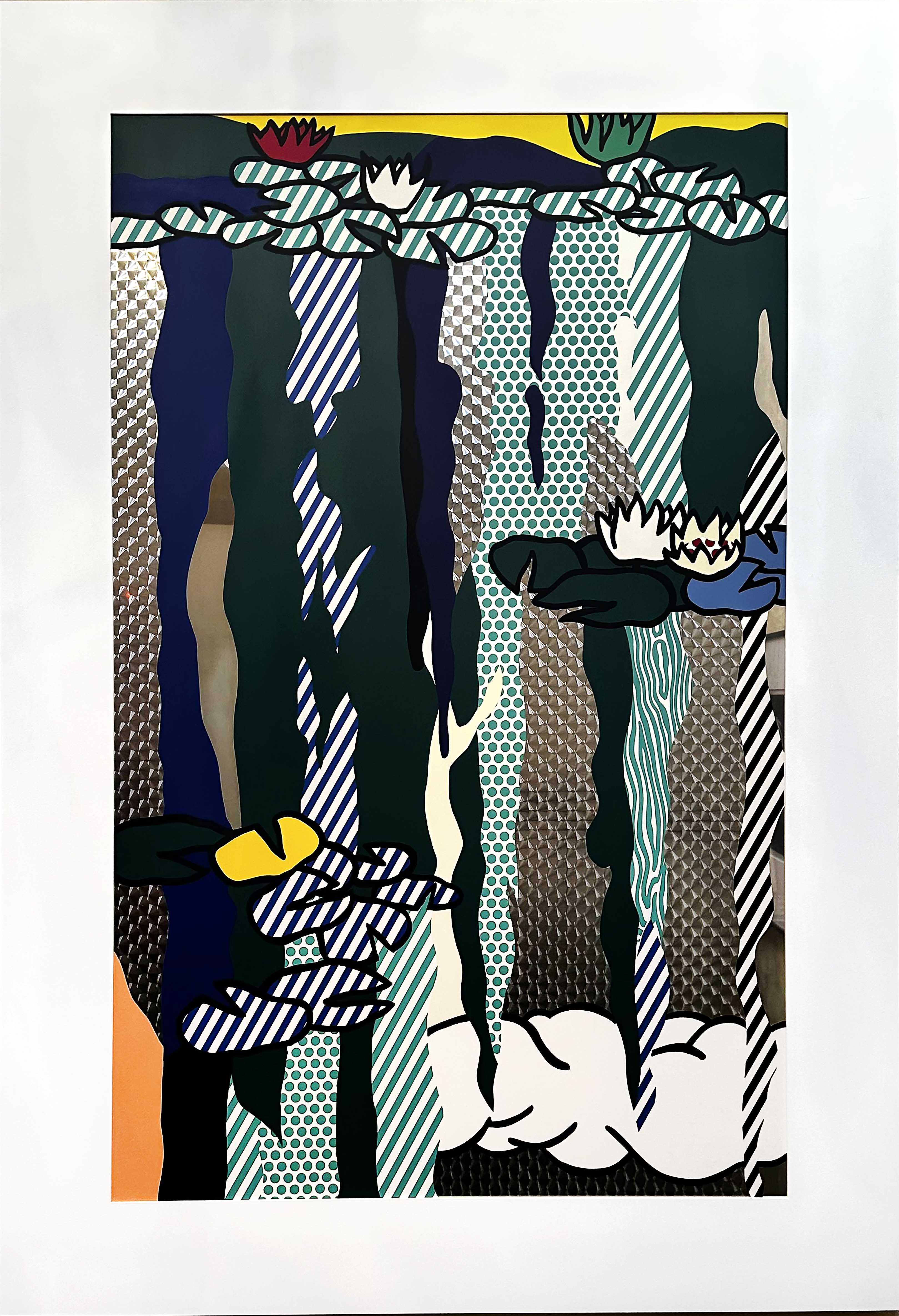 Roy Lichtenstein — Water Lilies with Cloud