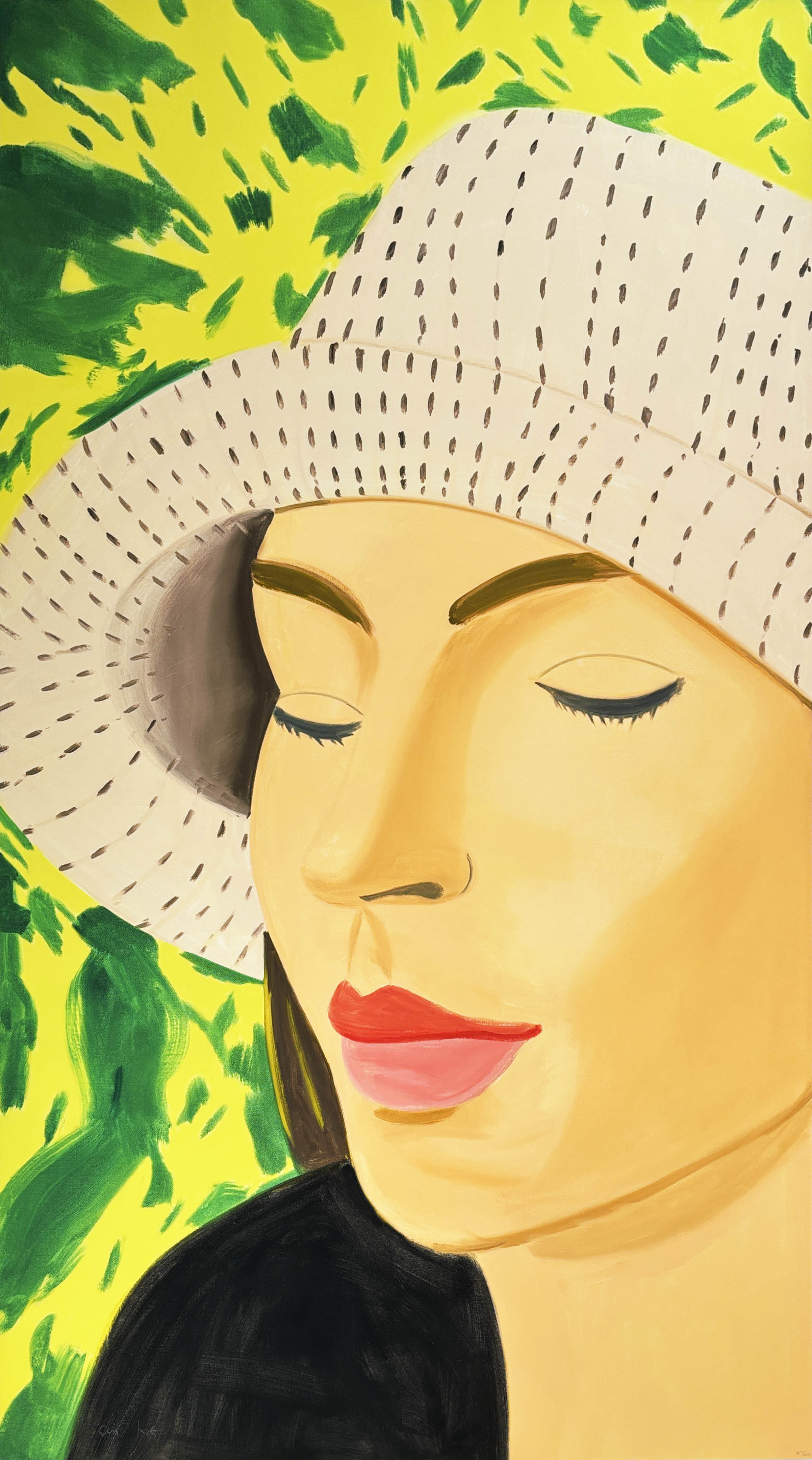 Alex Katz — Straw Hat 3