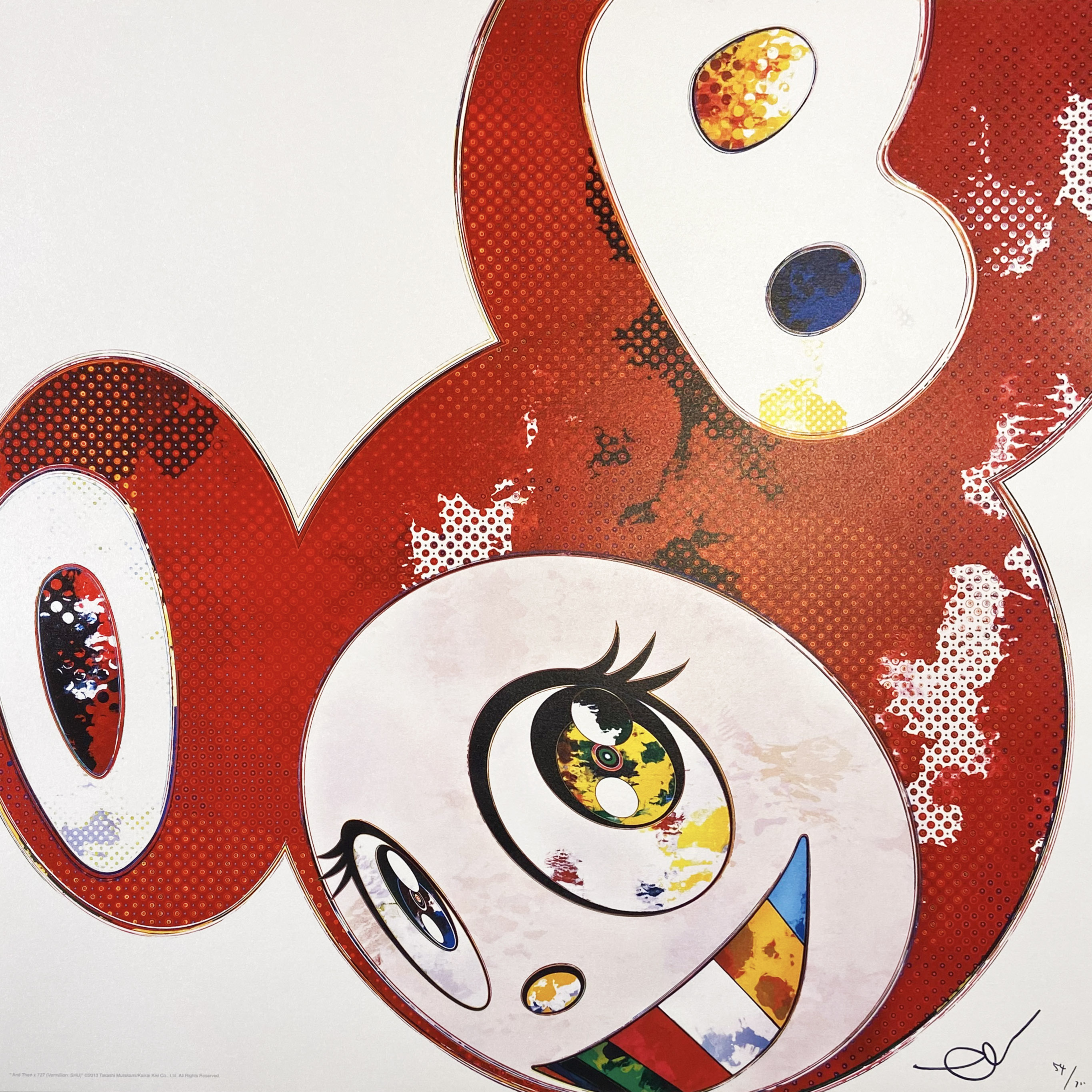 Takashi Murakami — And Then x 727 (Vermillion: SHU)