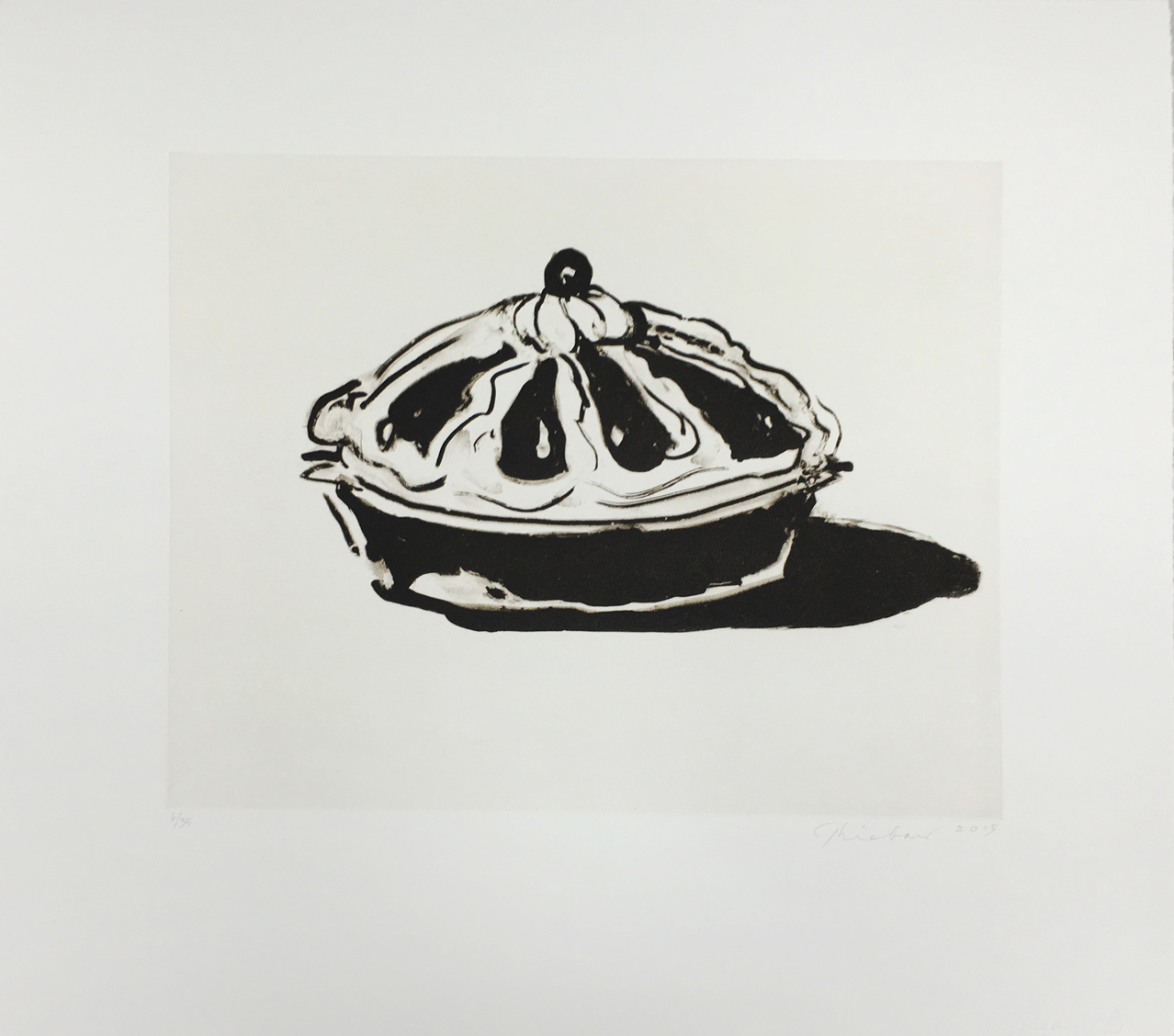 Wayne Thiebaud — Crown Tart