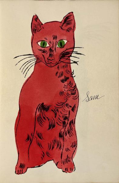 Andy Warhol — 25 Cats Name[d] Sam and One Blue Pussy, IV.53B