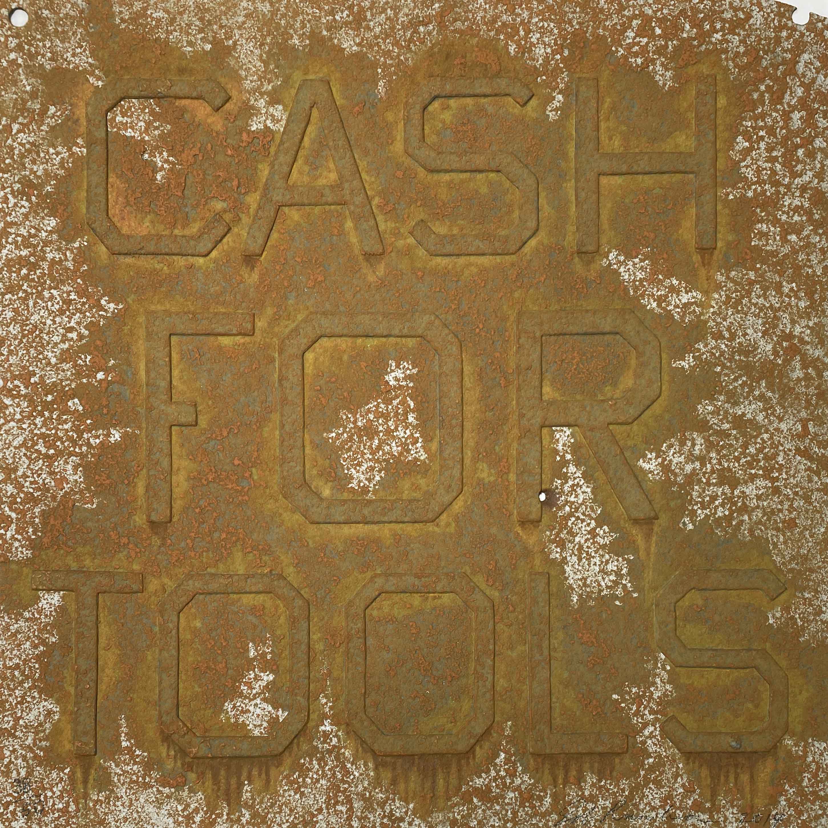 Ed Ruscha — Cash for Tolls 2 (Orange Rust)