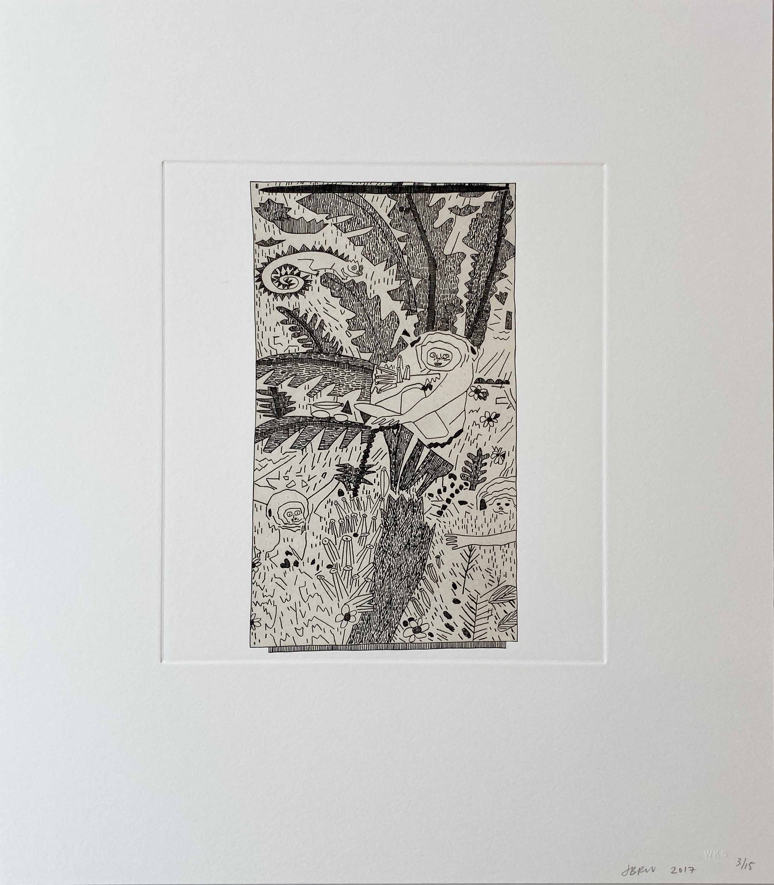 Jonas Wood — Untitled (4) from 8 Pots