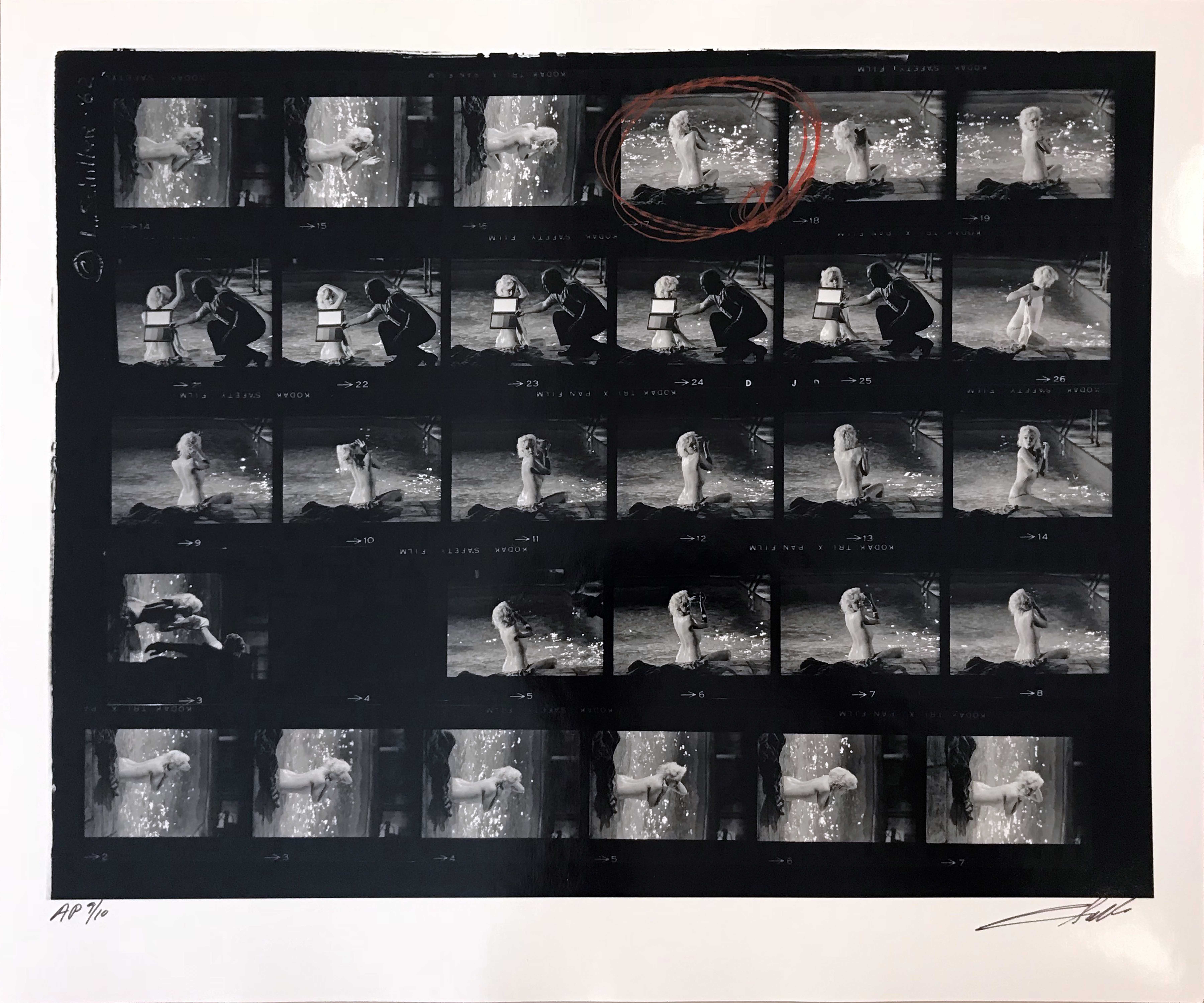 Lawrence Schiller — Marilyn Monroe (small): Proof Sheet 14