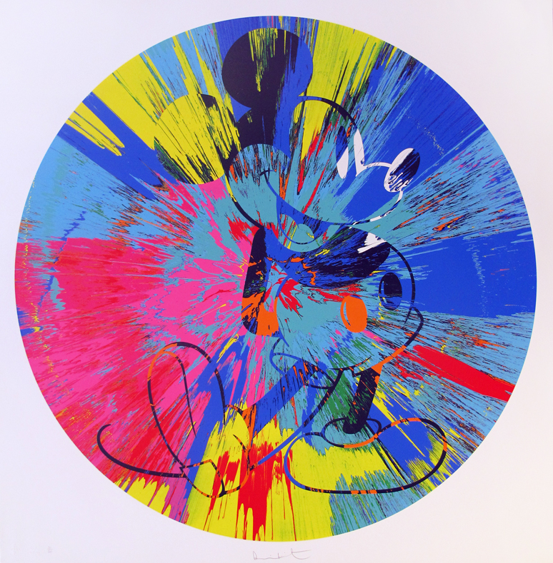 Damien Hirst — Beautiful Mickey (Spin)
