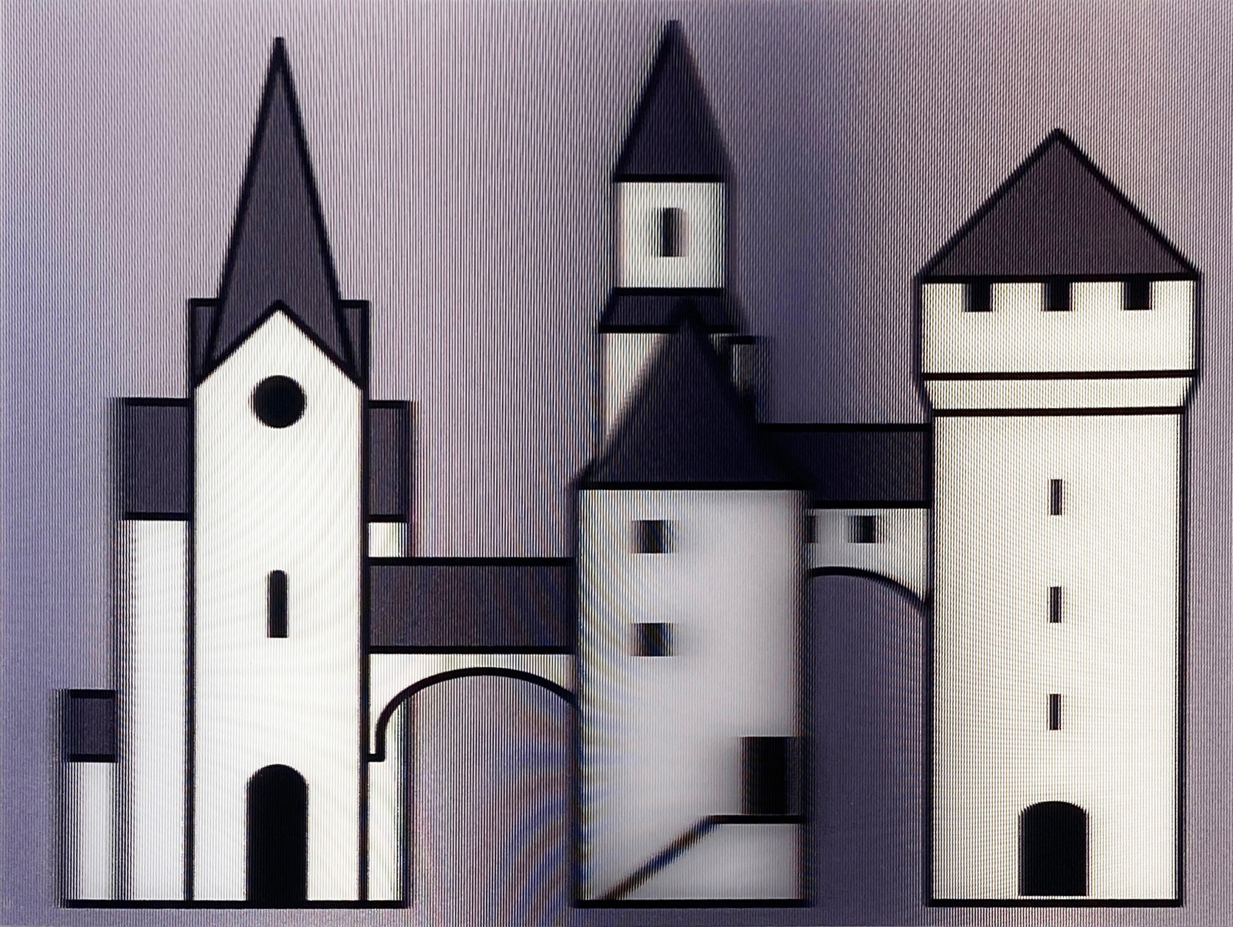 Julian Opie — Medieval Village #3