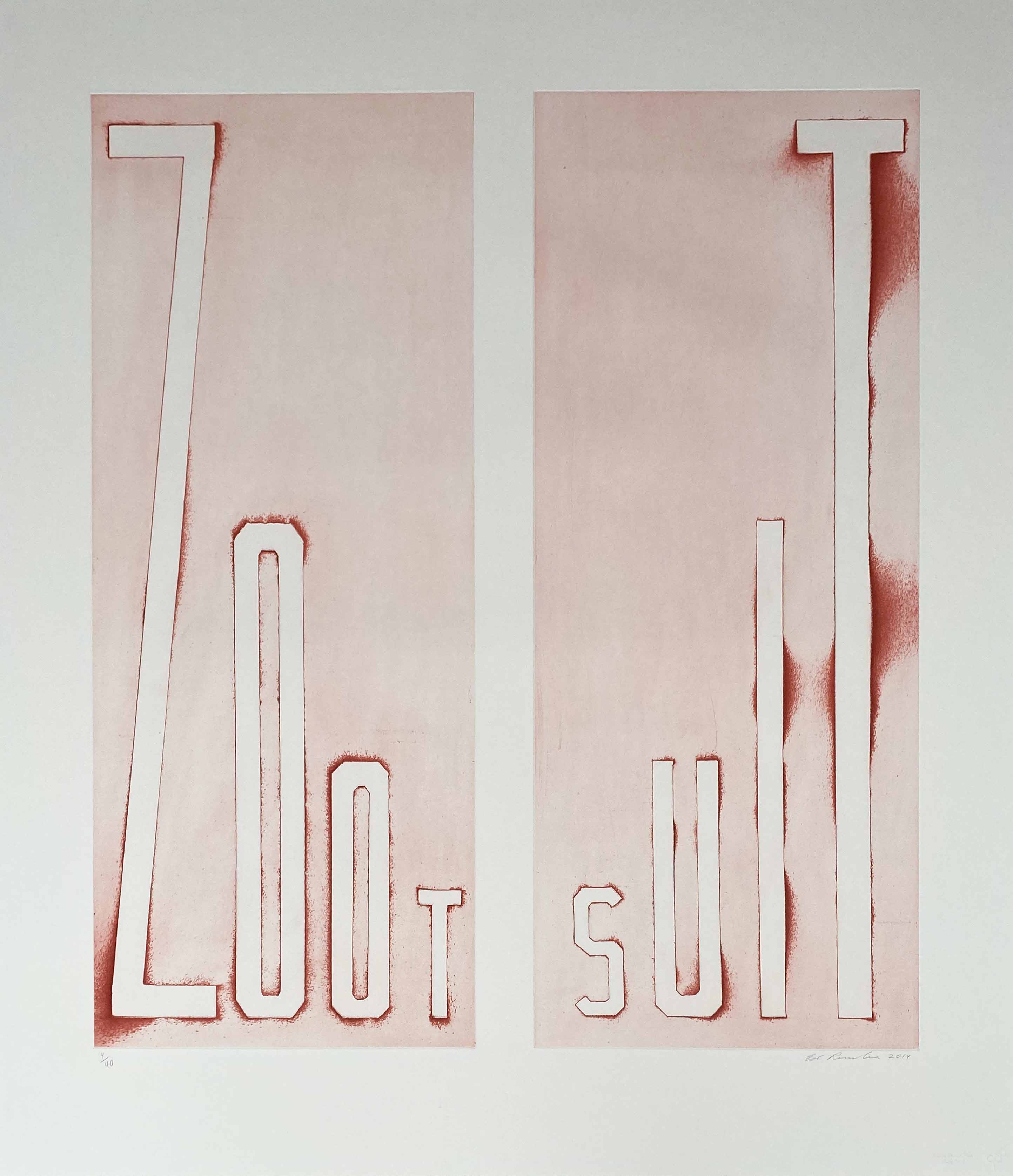 Ed Ruscha — Zoot Suit 