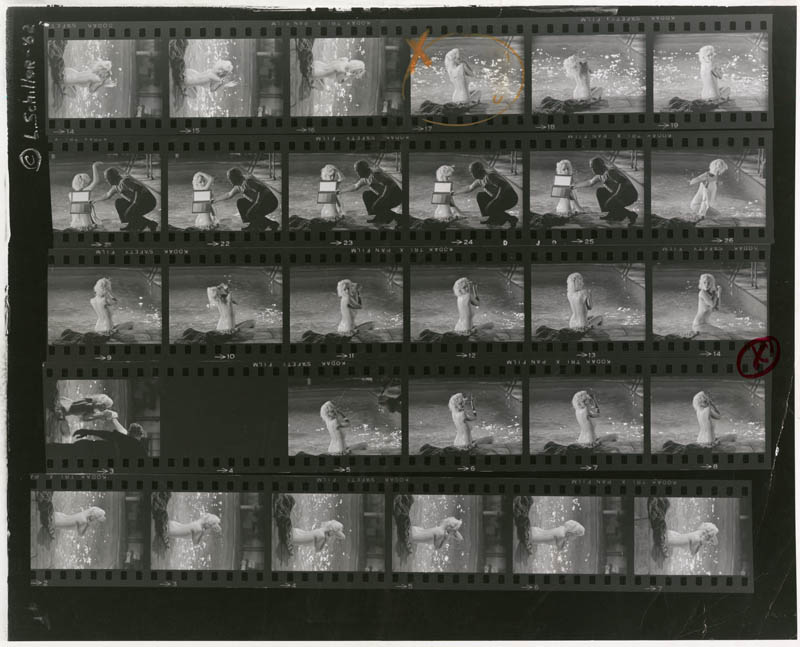 Lawrence Schiller — Marilyn Monroe (large): Proof Sheet 14