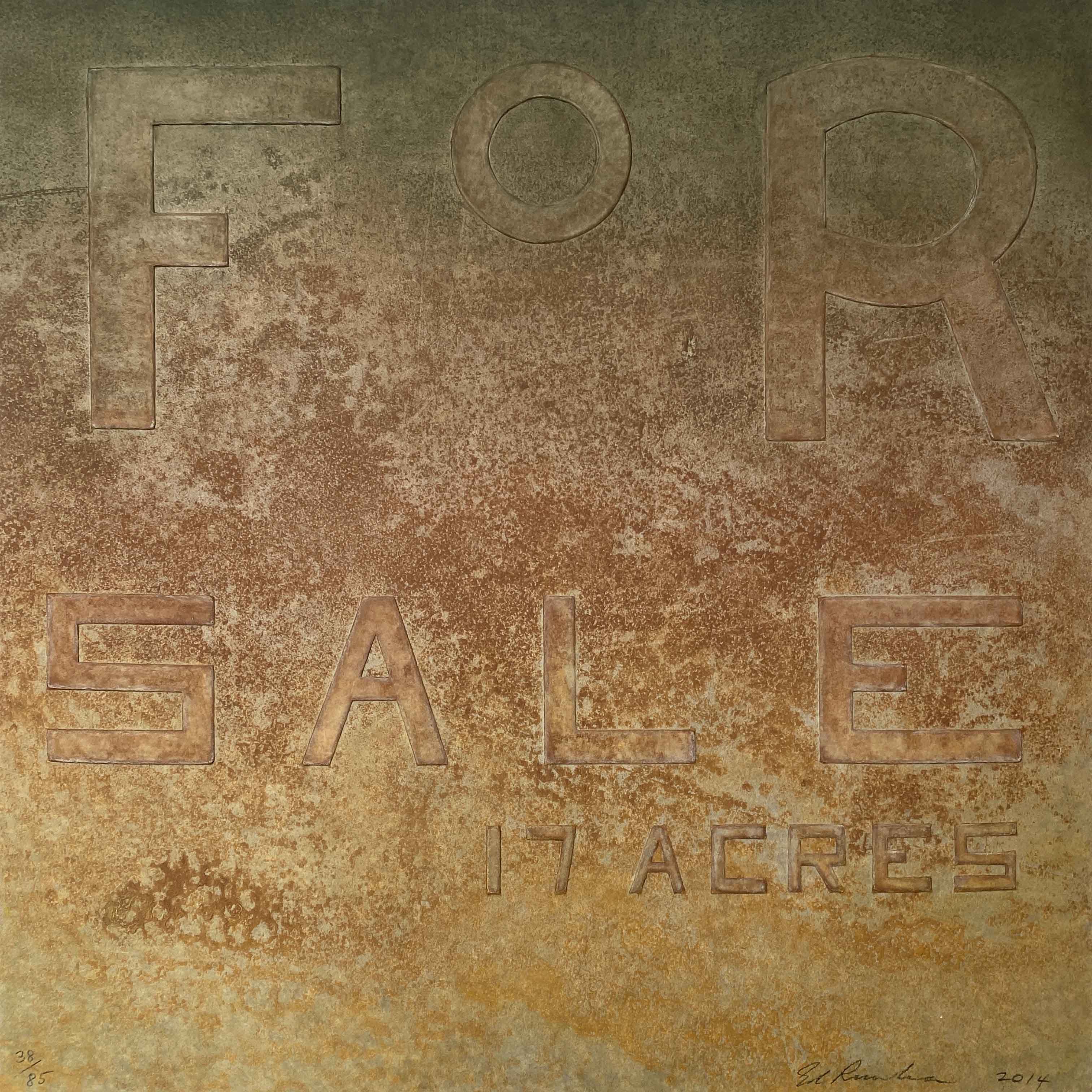 Ed Ruscha — For Sale 17 Acres 