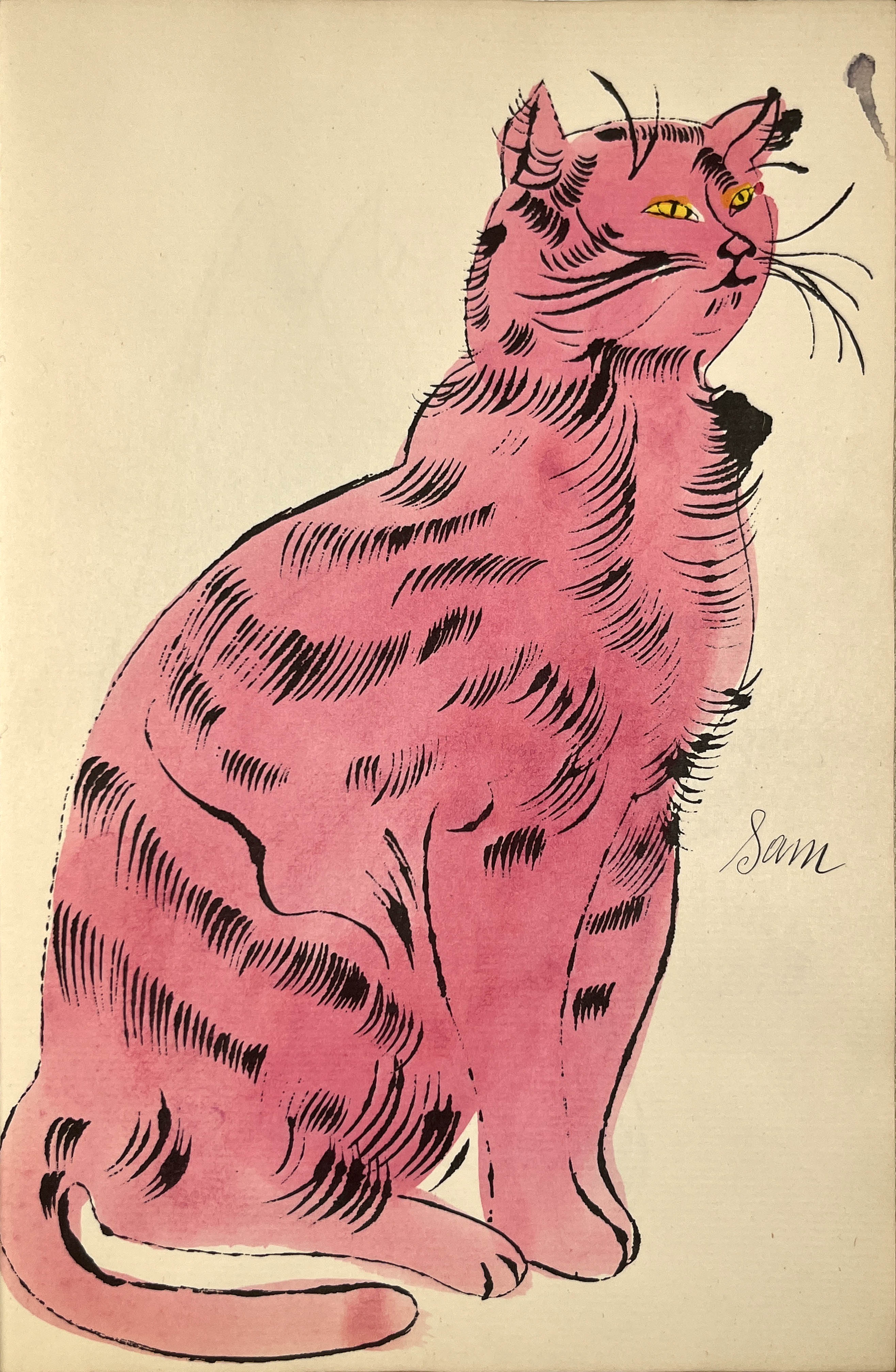 Andy Warhol — 25 Cats Name[d] Sam and One Blue Pussy, IV.56B
