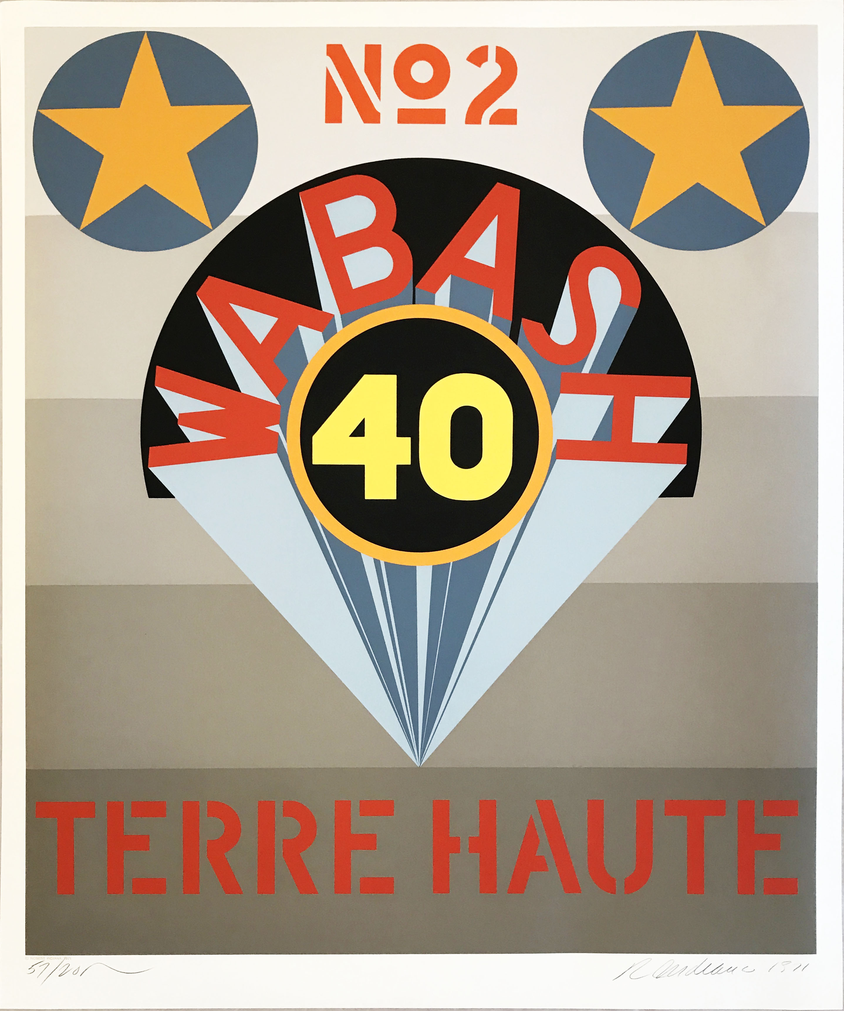 Robert Indiana — Decade (Terre Haute No. 2)