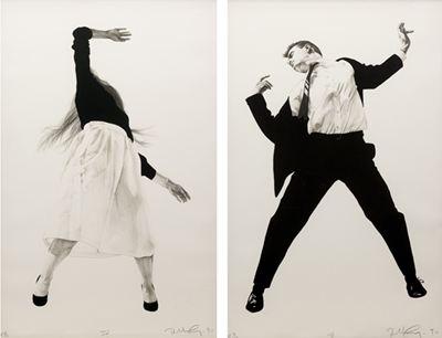 Robert Longo — Men in the Cities, Tokyo, Seibu Department Stores, Ltd. V (Single Man) & IV (Single Woman)