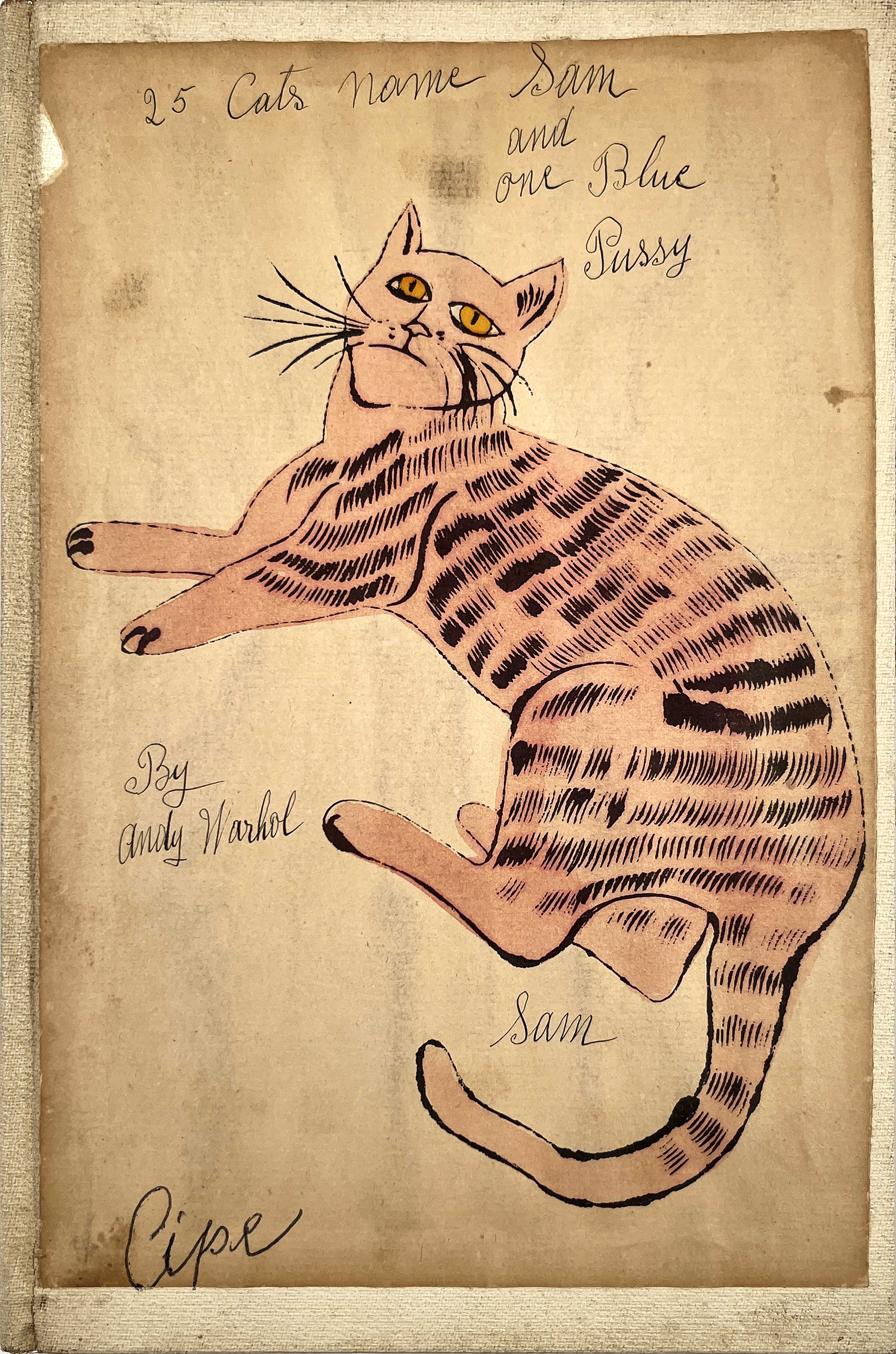 Andy Warhol — 25 Cats Name[d] Sam and One Blue Pussy, Cover