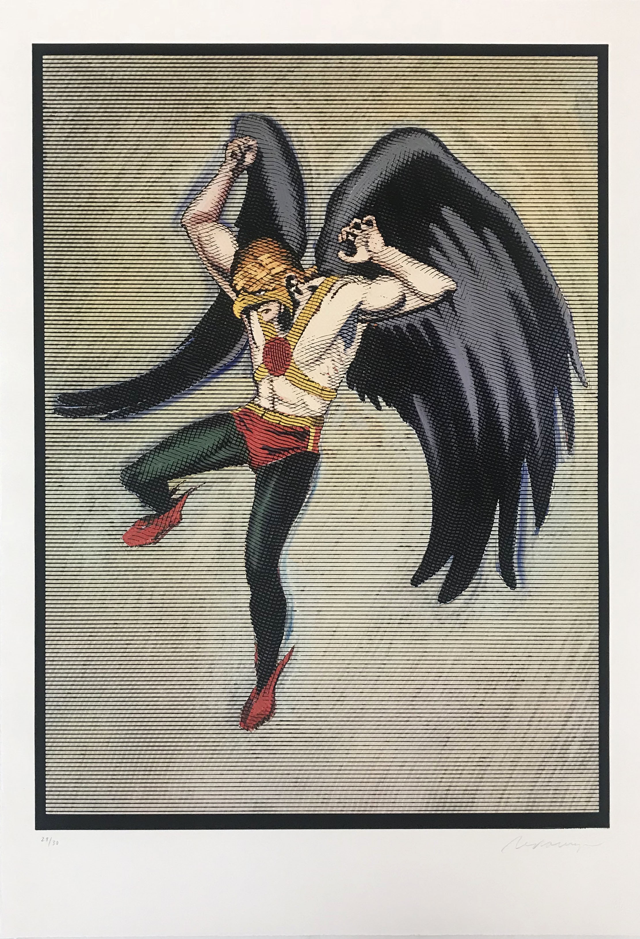Mel Ramos — Hawkman