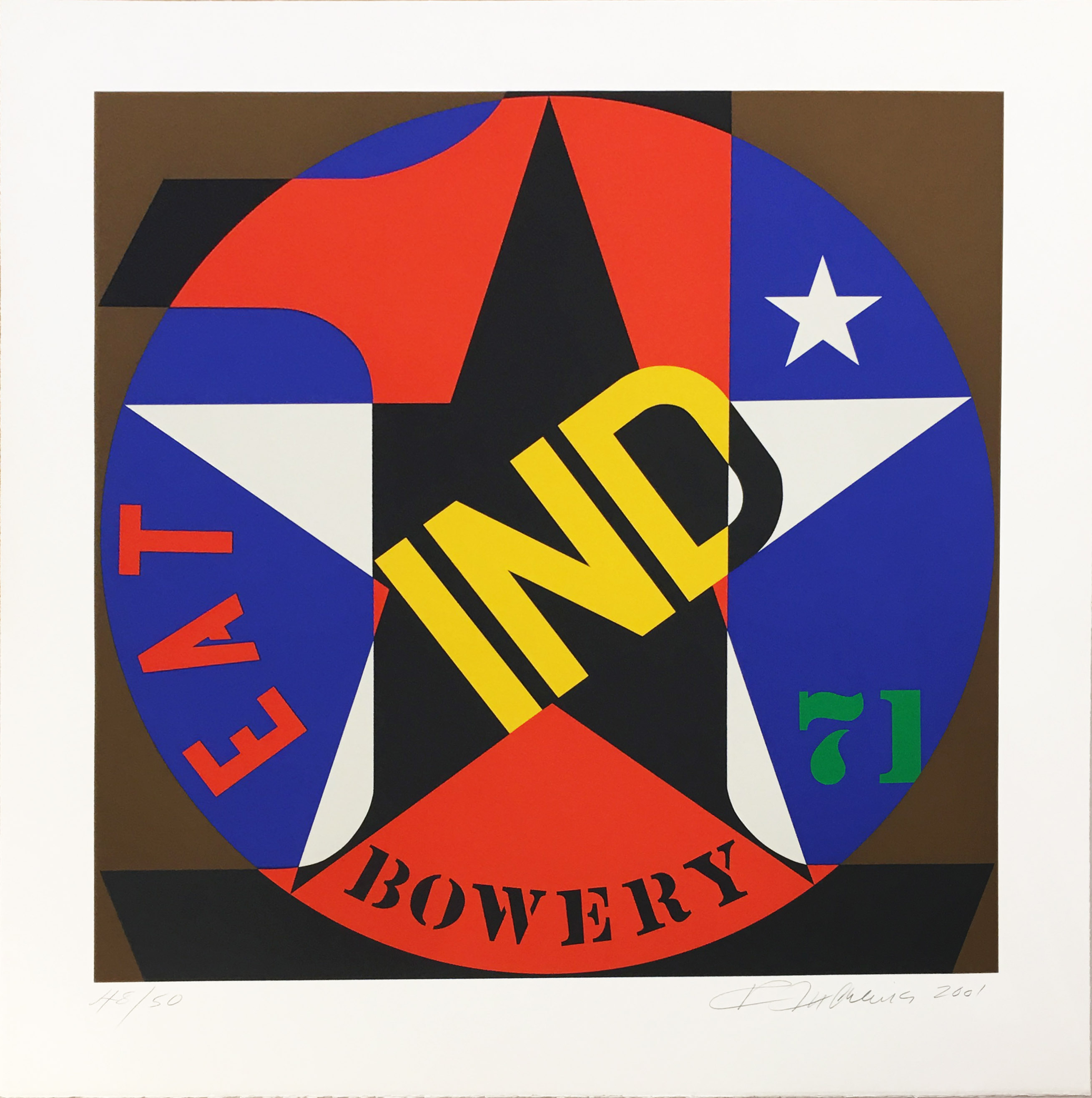 Robert Indiana — Decade Autoportrait '61