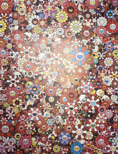 Skulls & Flowers Red