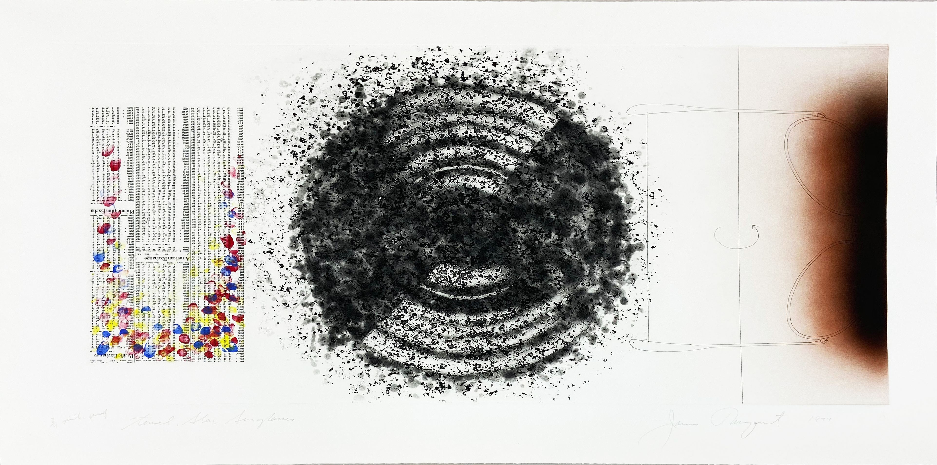 James Rosenquist — Towel, Star, Sunglasses