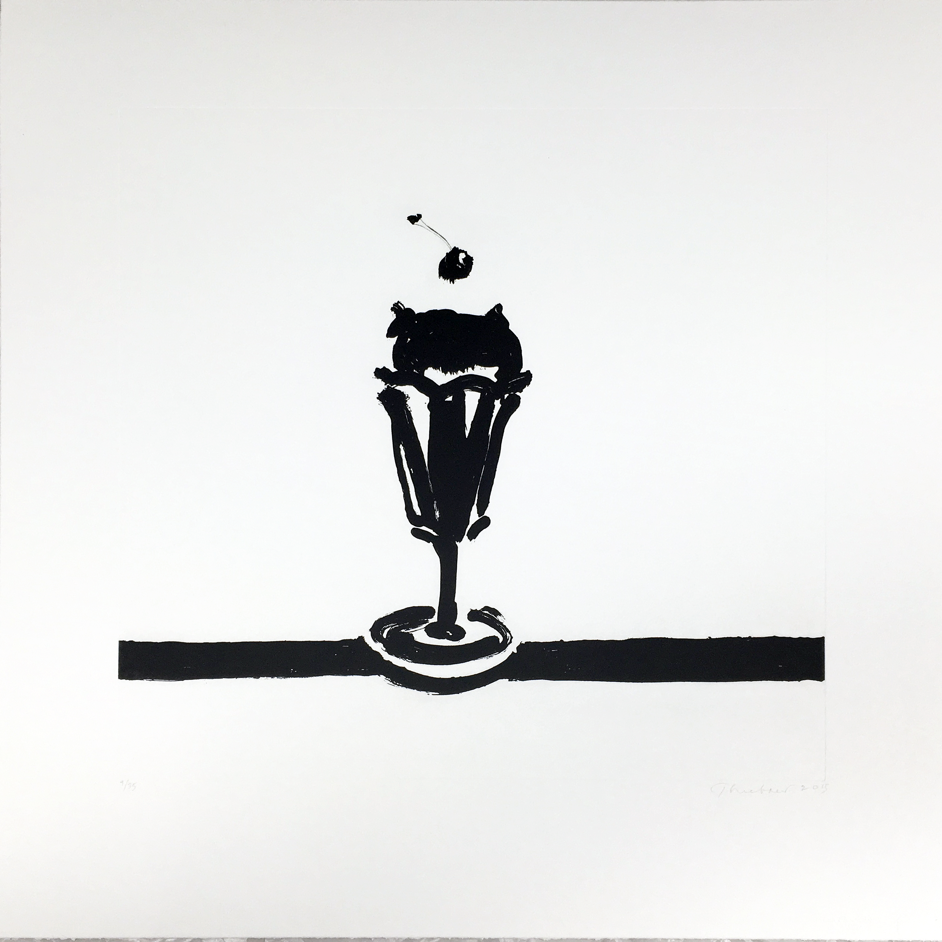 Wayne Thiebaud — Tulip Sundae