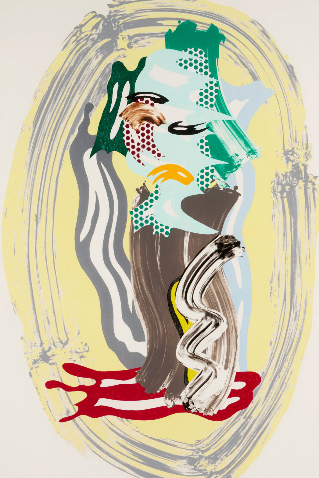 Roy Lichtenstein — Green Face