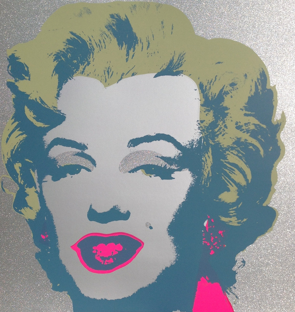 Sunday B. Morning — (after Andy Warhol) Diamond Dust Marilyn Monroe