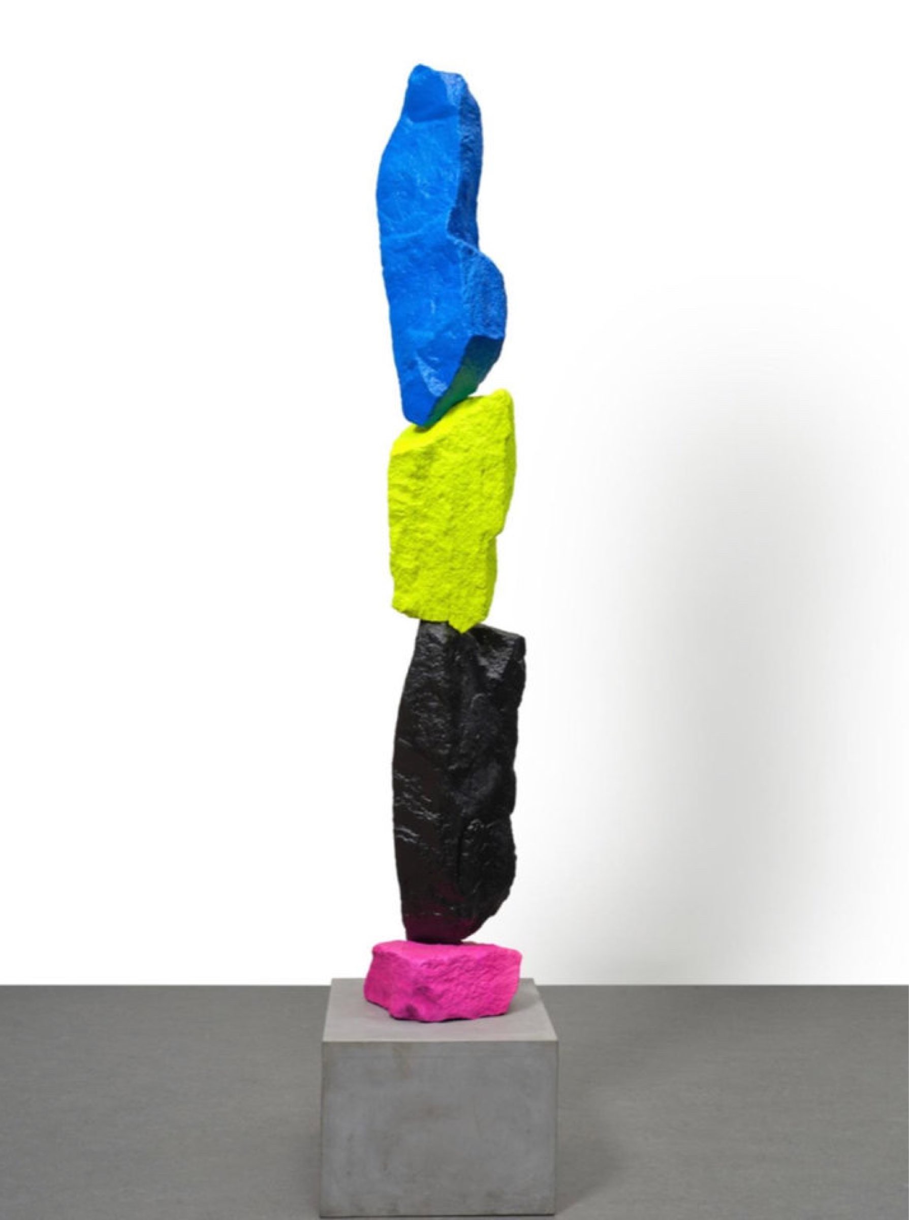 Ugo Rondinone — Purple Black Yellow Blue Mountain