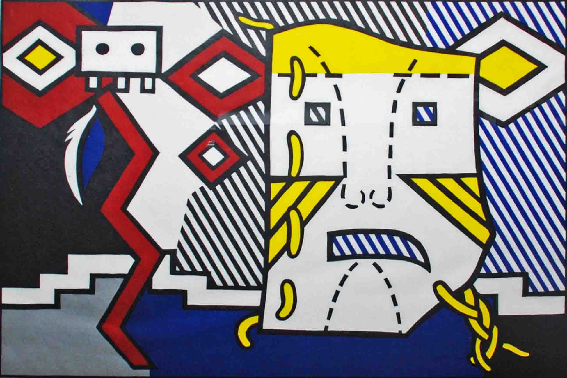 Roy Lichtenstein — American Indian Theme V