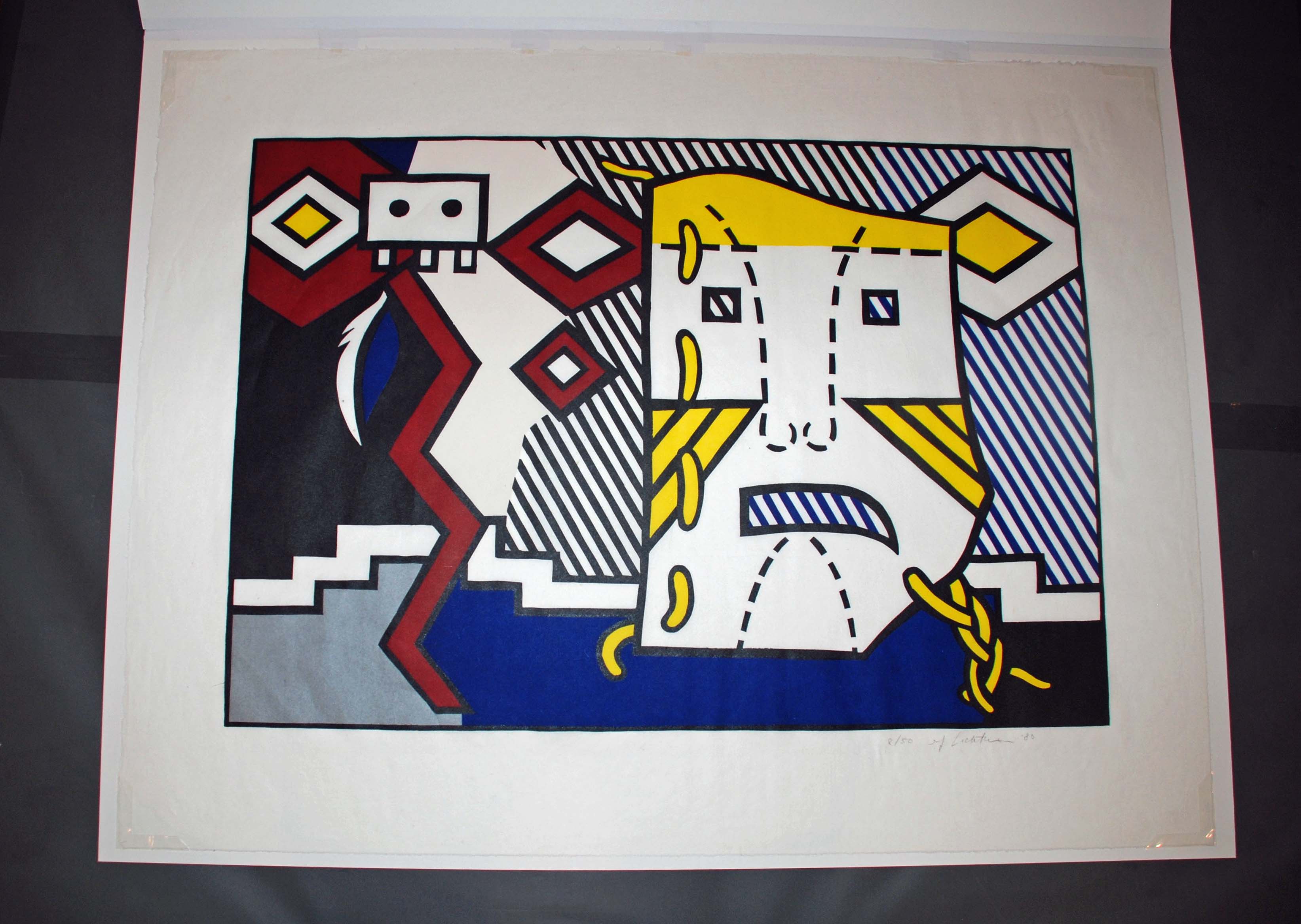 Roy Lichtenstein — American Indian Theme V