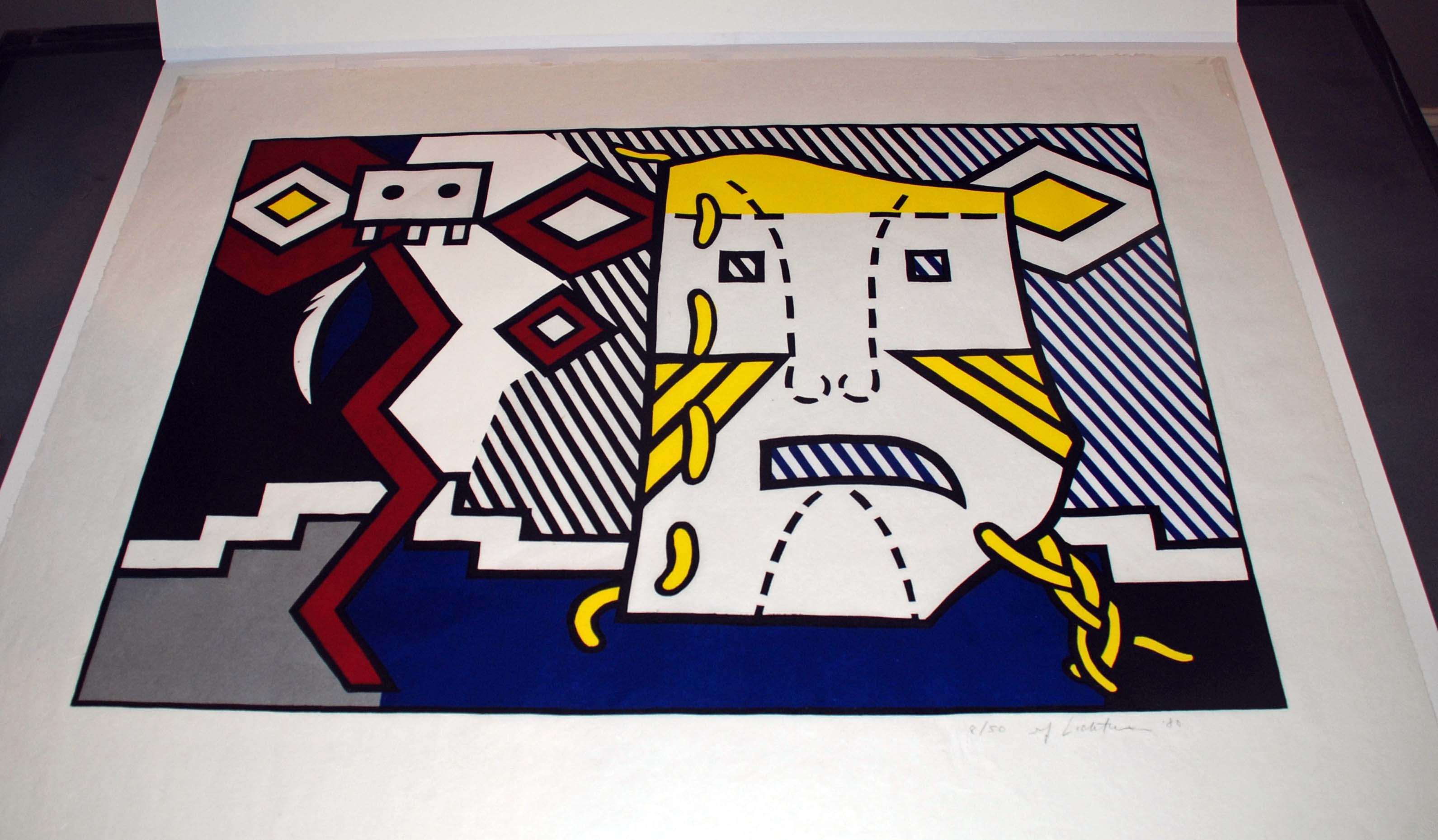 Roy Lichtenstein — American Indian Theme V
