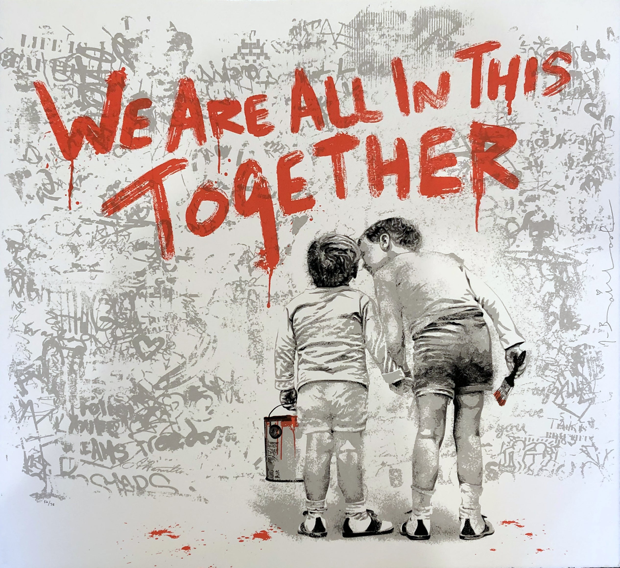 Mr. Brainwash — We Are All In This Together (Red)